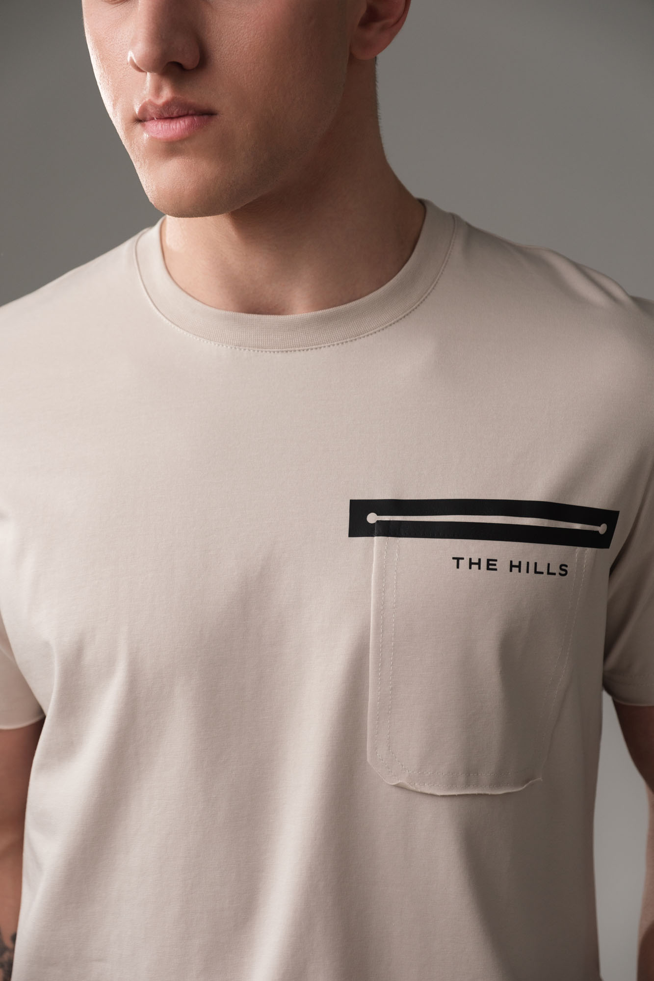 M-251-P-22-0065 Футболка The Hills Бежевый