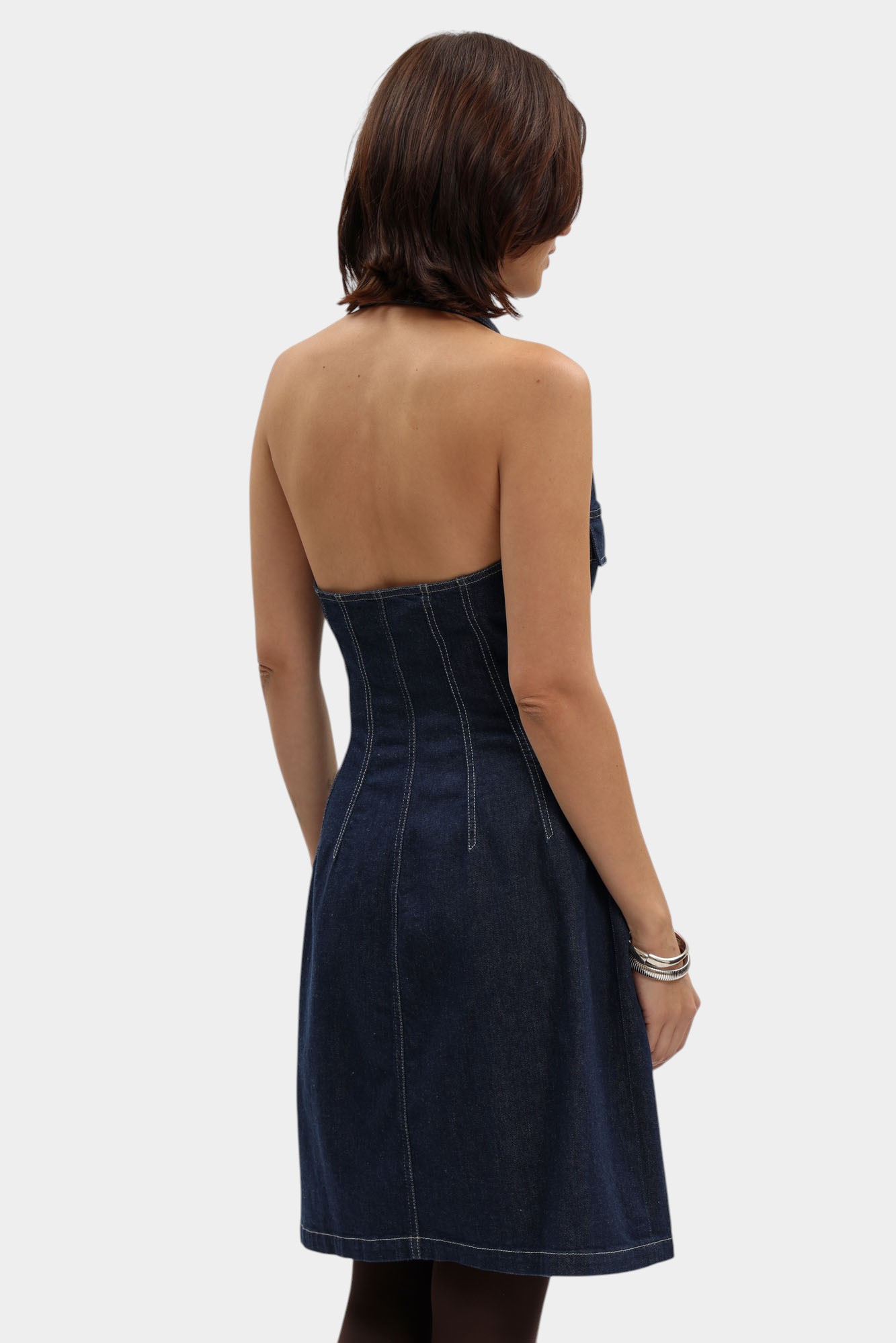 EW000752_AF12436_ платье джинсовое emporio armani 