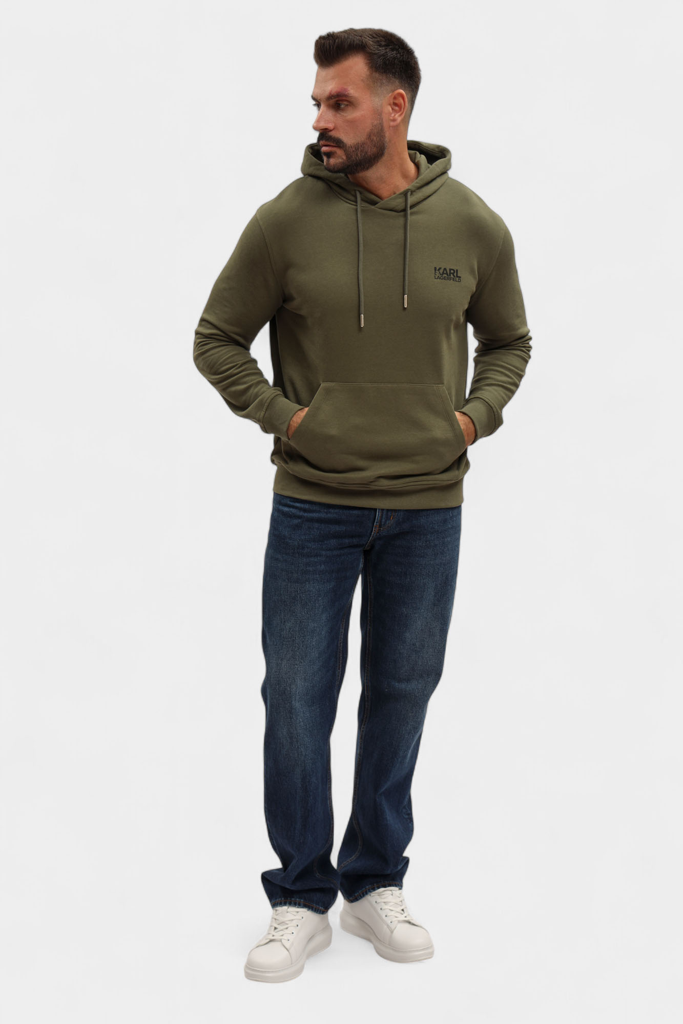 554917_705092 Худи Karl Lagerfeld Зеленый
