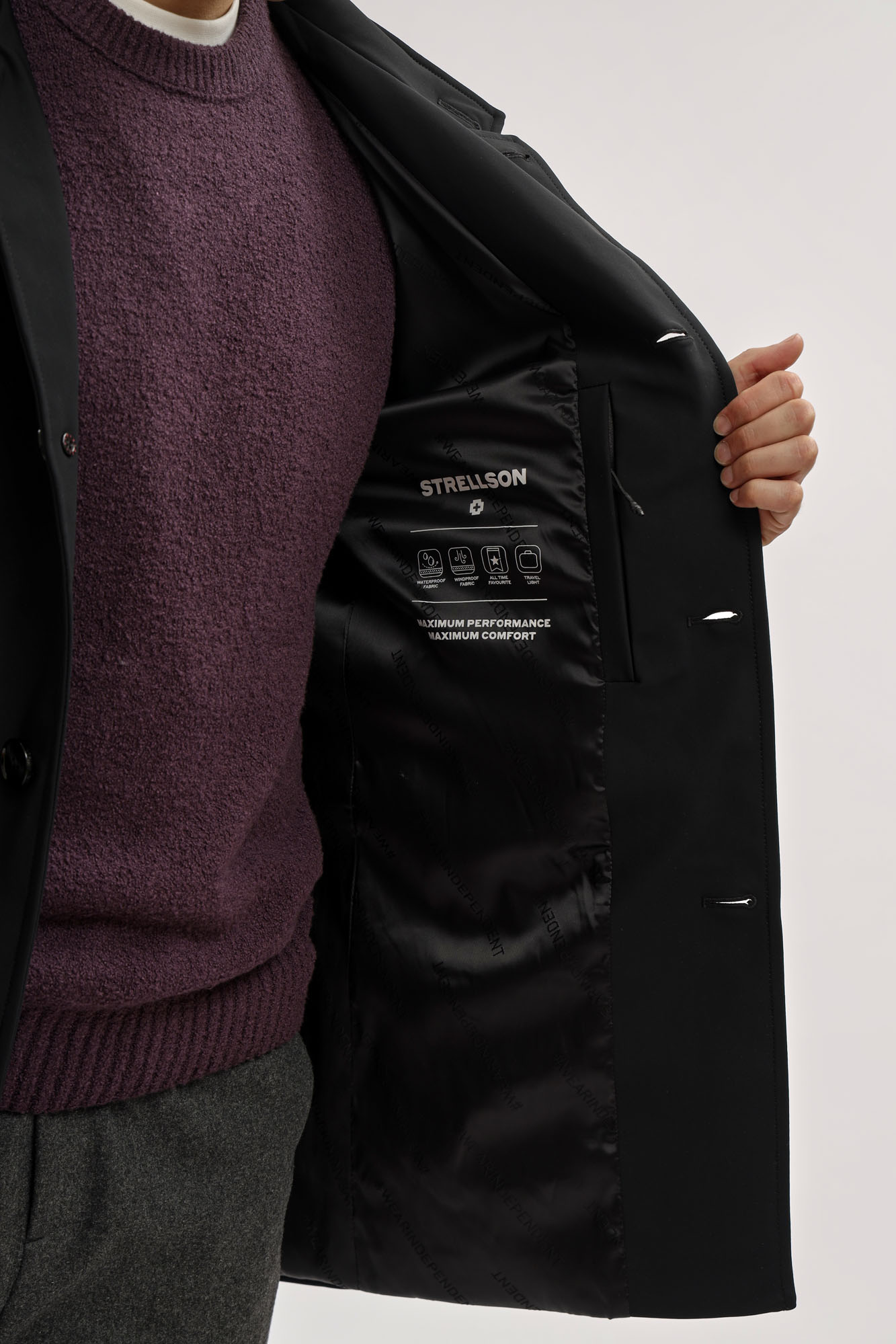 30049327_10018403 Пальто Strellson Черный