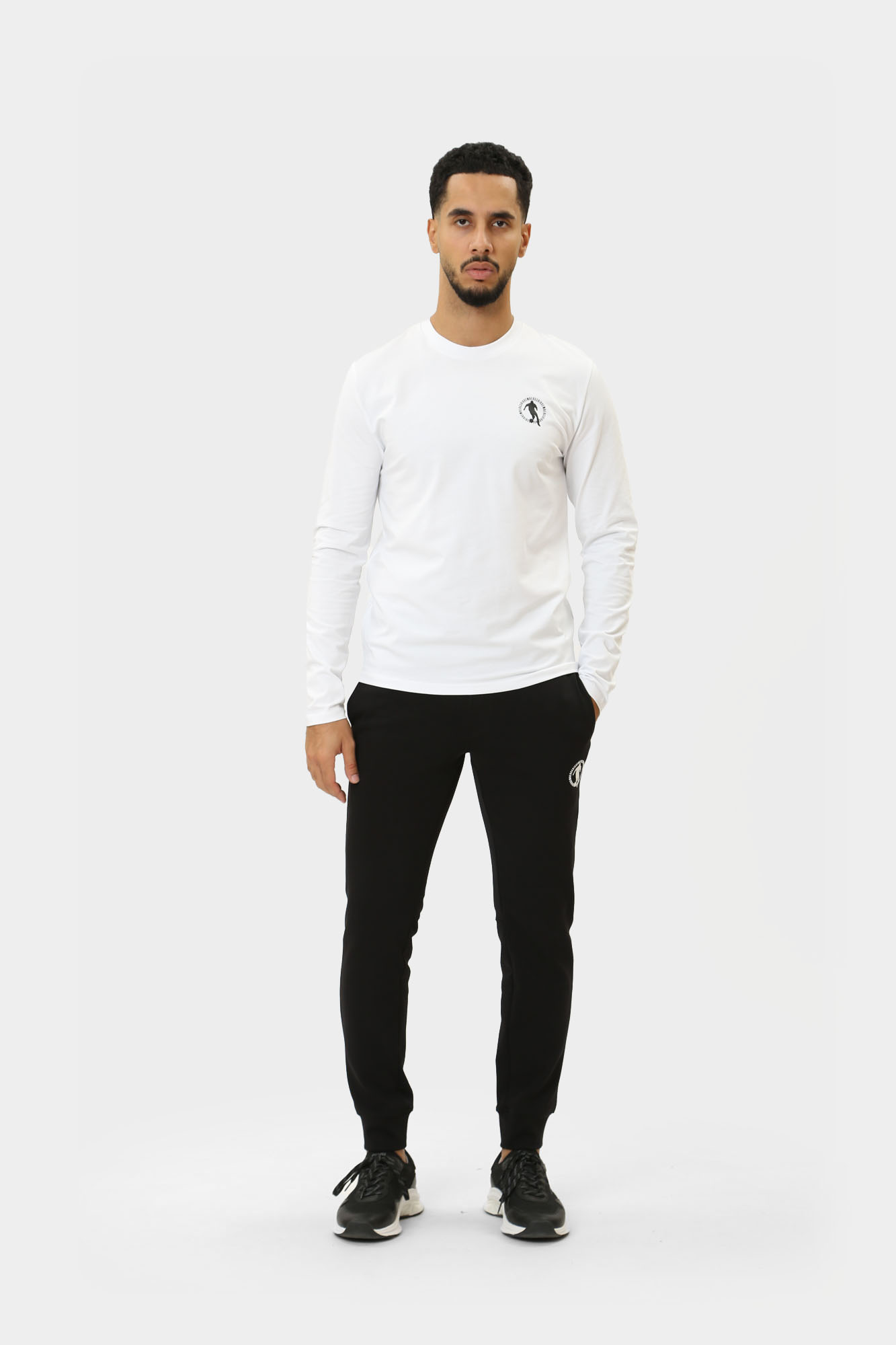 PBMT0246 Лонгслив Bikkembergs Белый