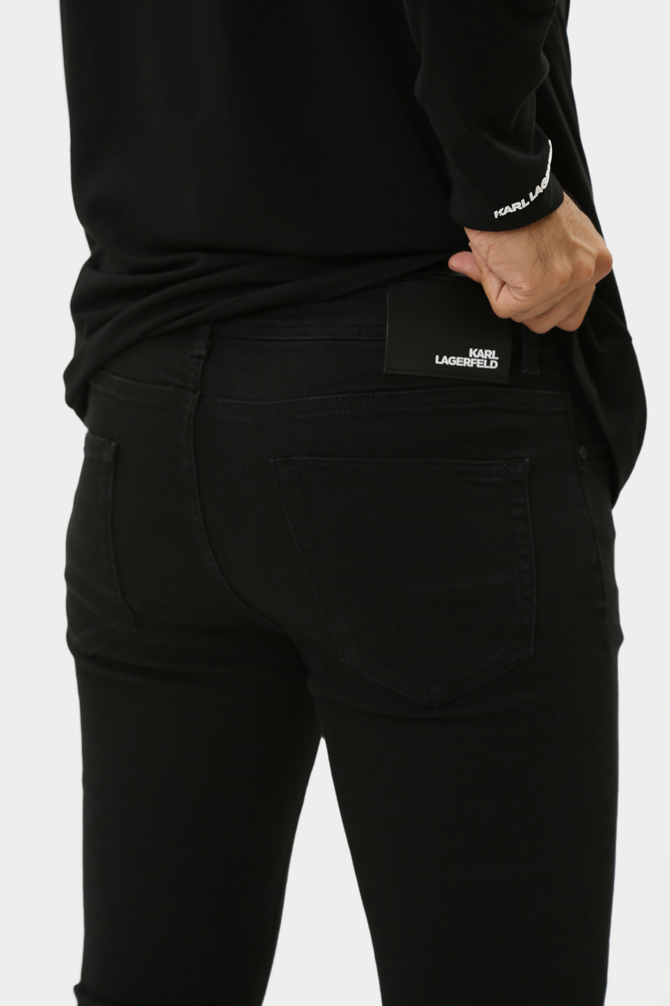 543861_26584 Брюки джинсовые Karl Lagerfeld Серый