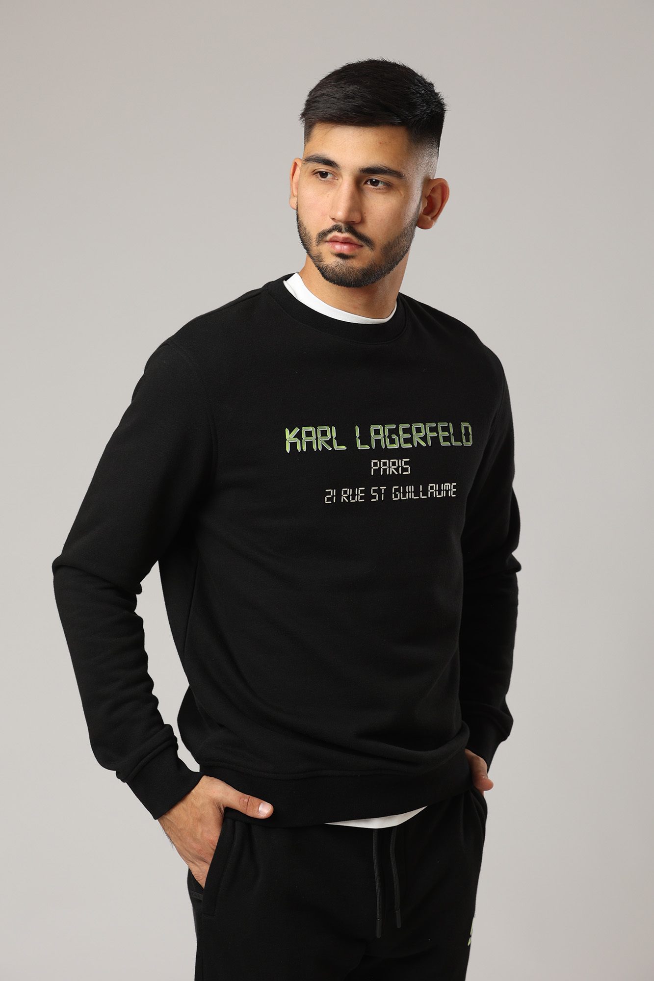 523910_705085 Свитшот Karl Lagerfeld Черный