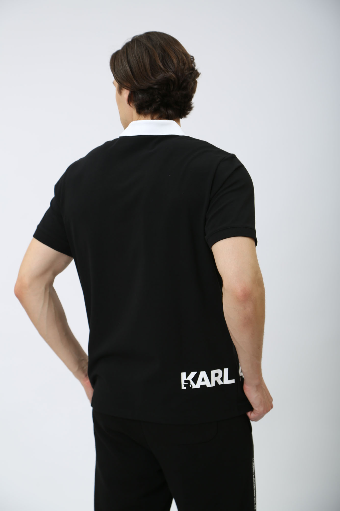 542221_745020 Поло Karl Lagerfeld Черный