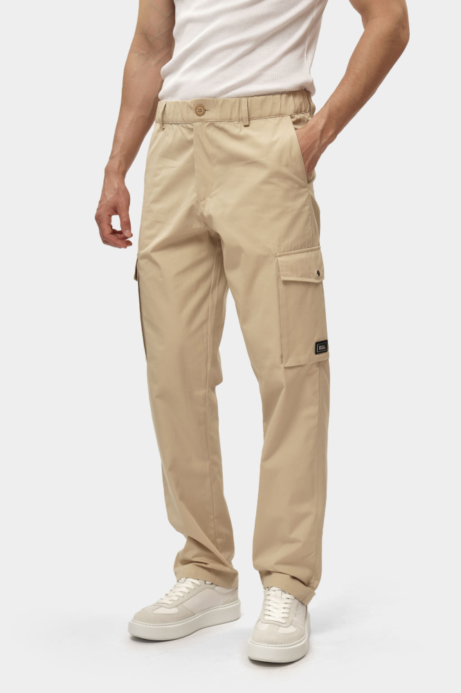 Сорочка Strellson Смесовый лен Красный