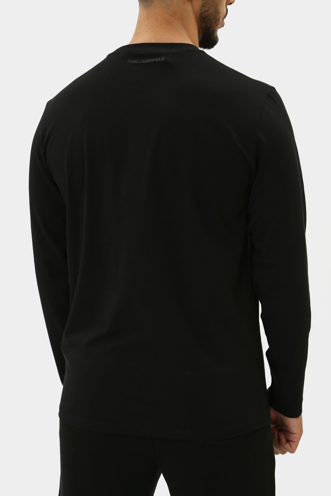 543221_75540 Лонгслив Karl Lagerfeld Черный