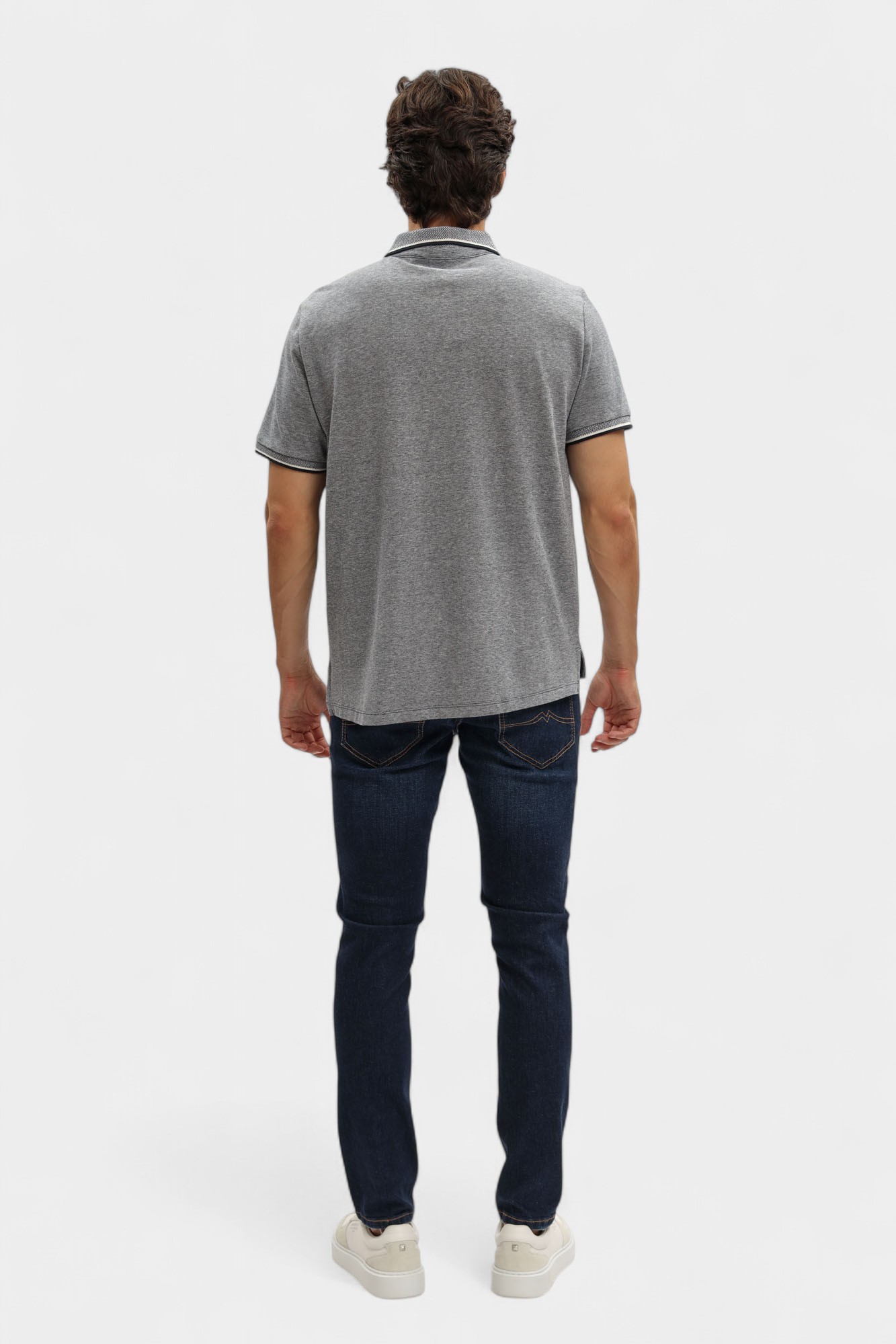 1016879 Поло Mustang Синий