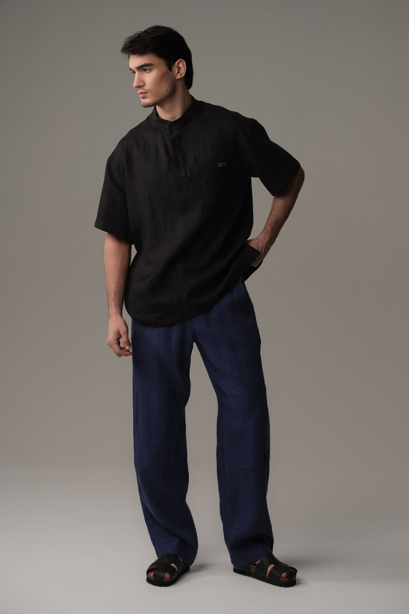 M-251-TH-56-0085 Рубашка с коротким рукавом The Hills Черный