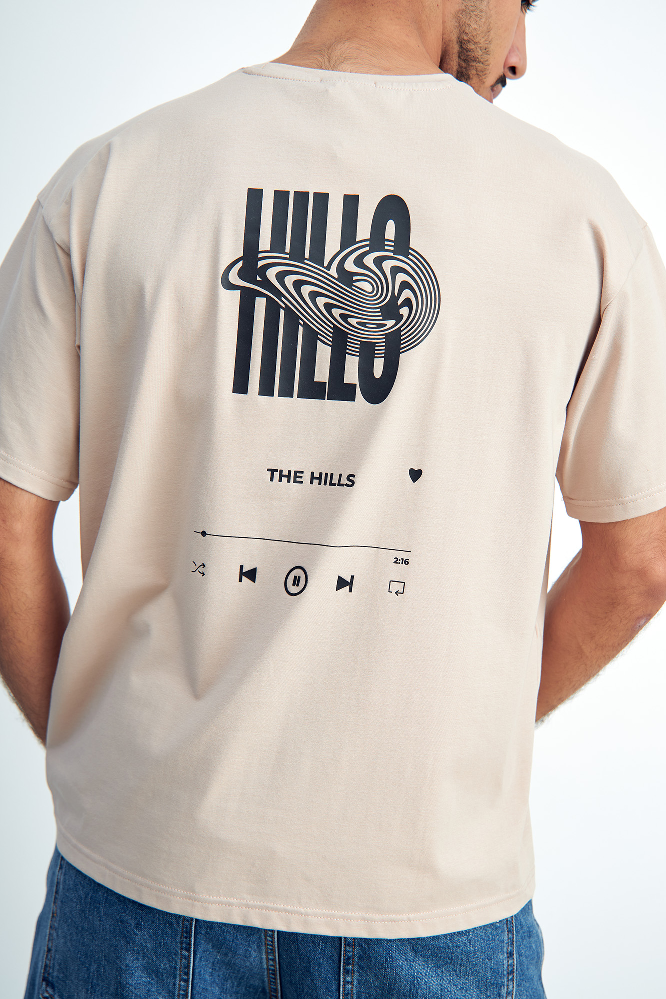M-232-P-22-0147 Футболка The Hills Бежевый