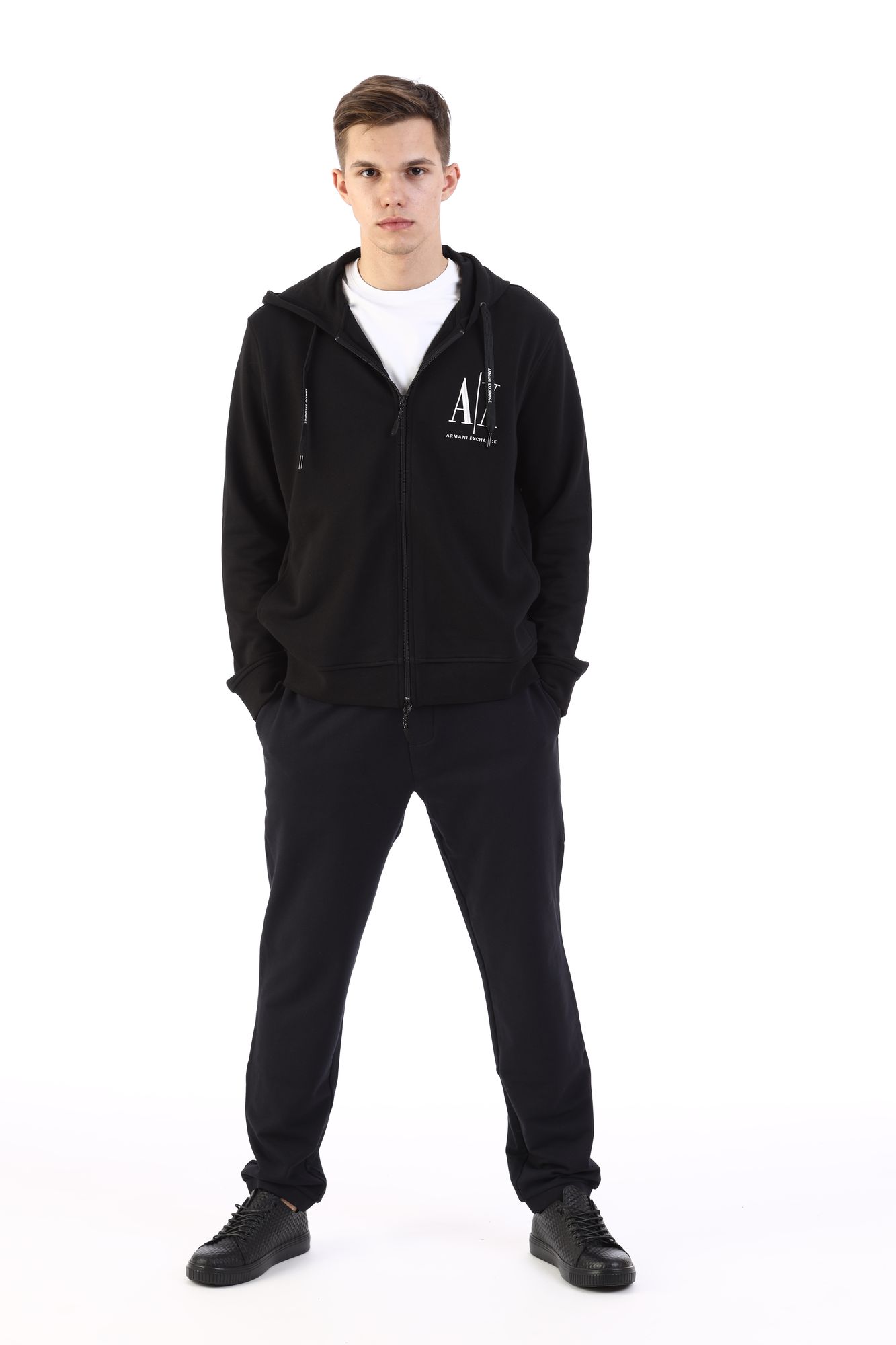 8NZMPP_ZJ1ZZ Толстовка Armani Exchange Черный