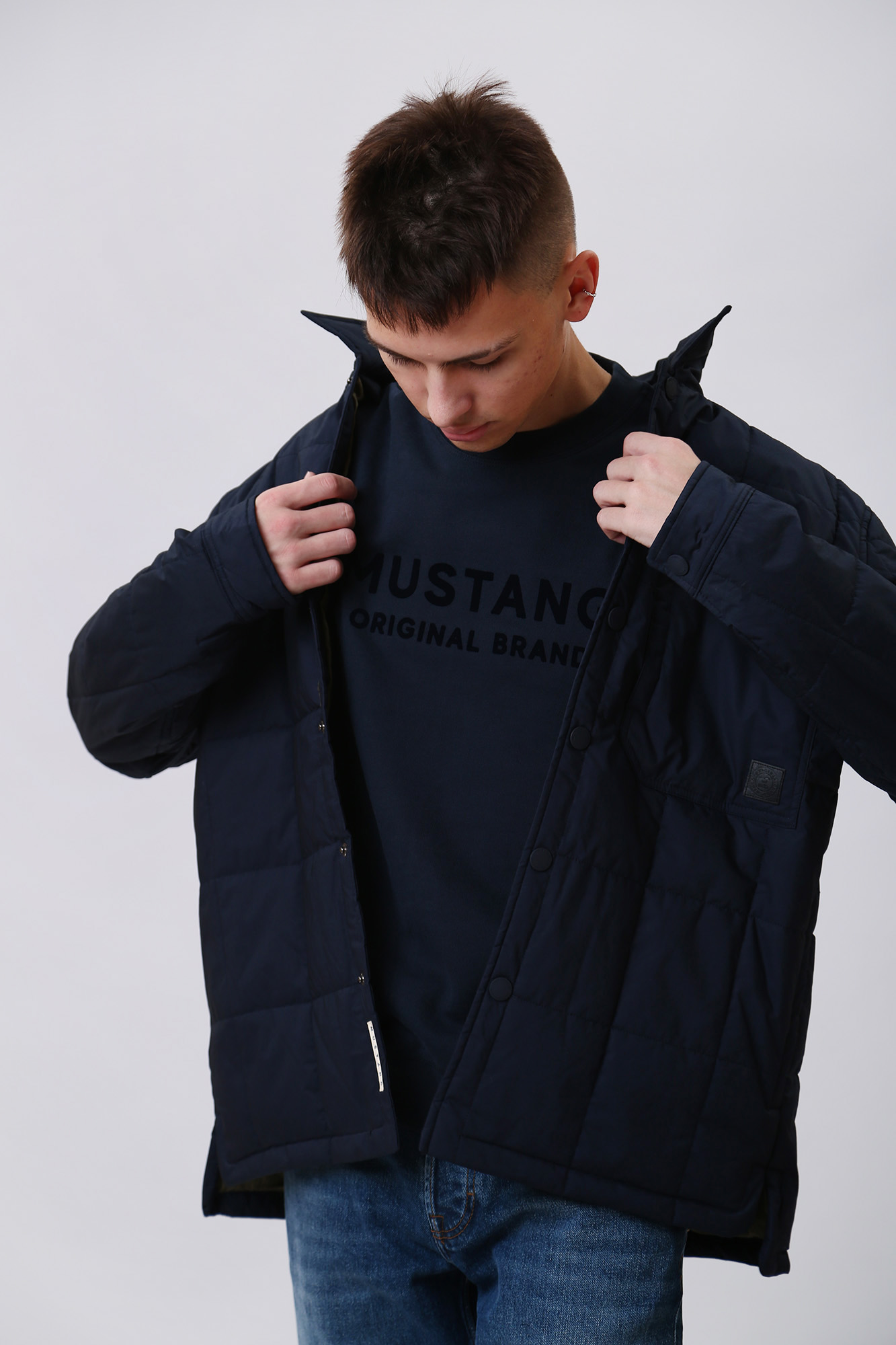 1012730 Куртка Mustang Синий