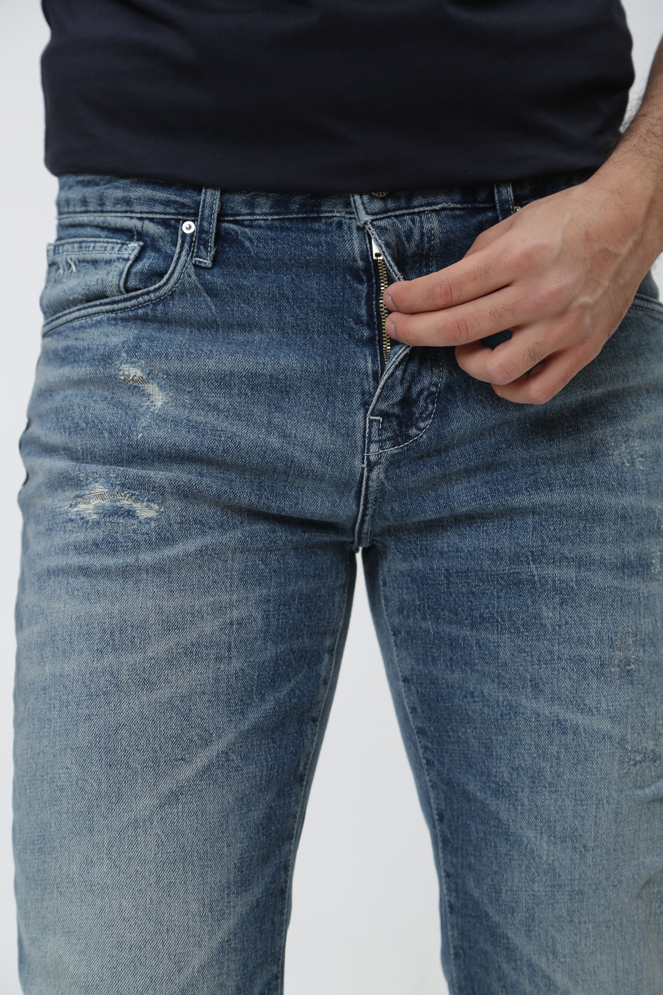 3DZJ13_Z1Y9Z Брюки джинсовые Armani Exchange Синий