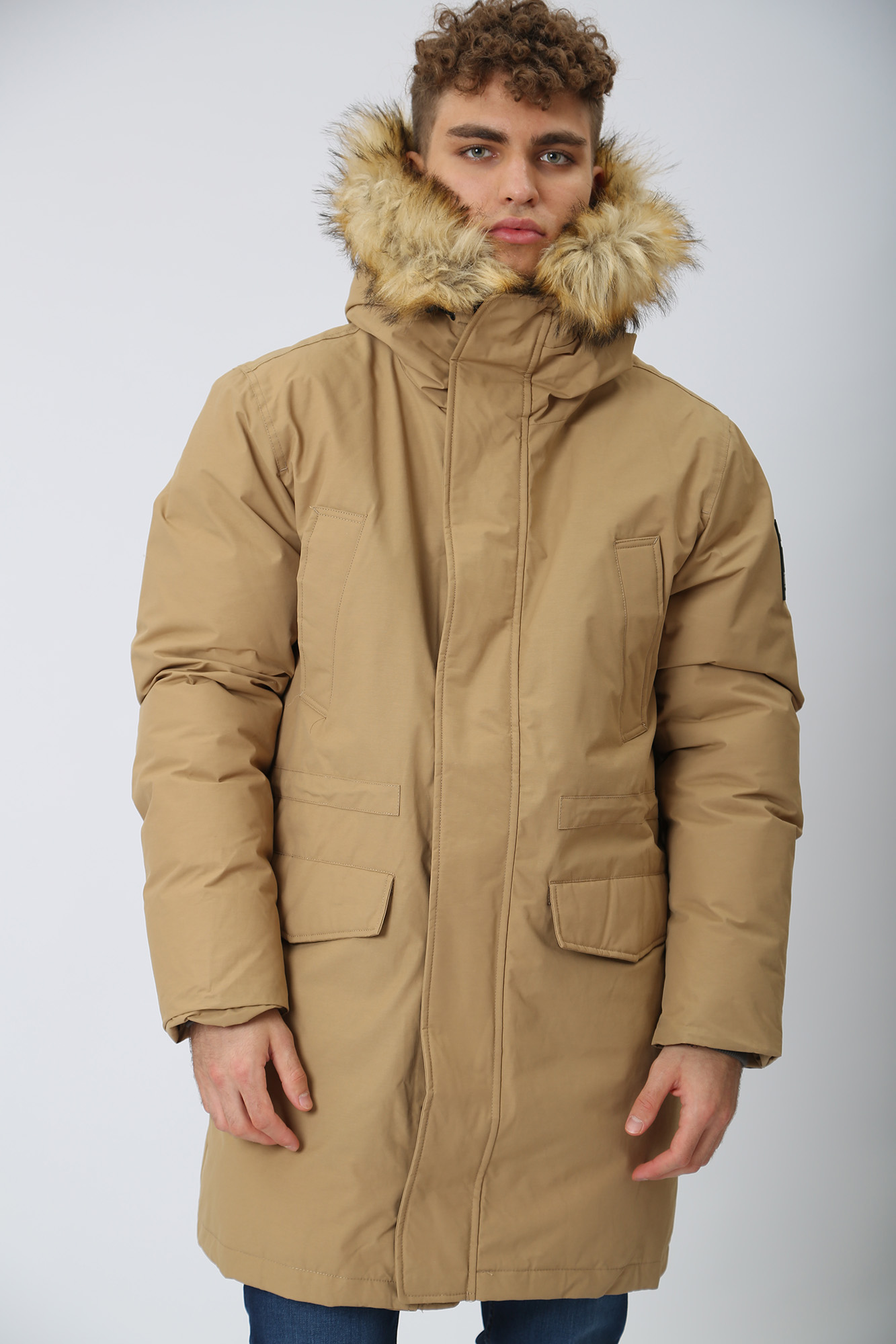 1012701 Куртка утепленная Mustang Бежевый