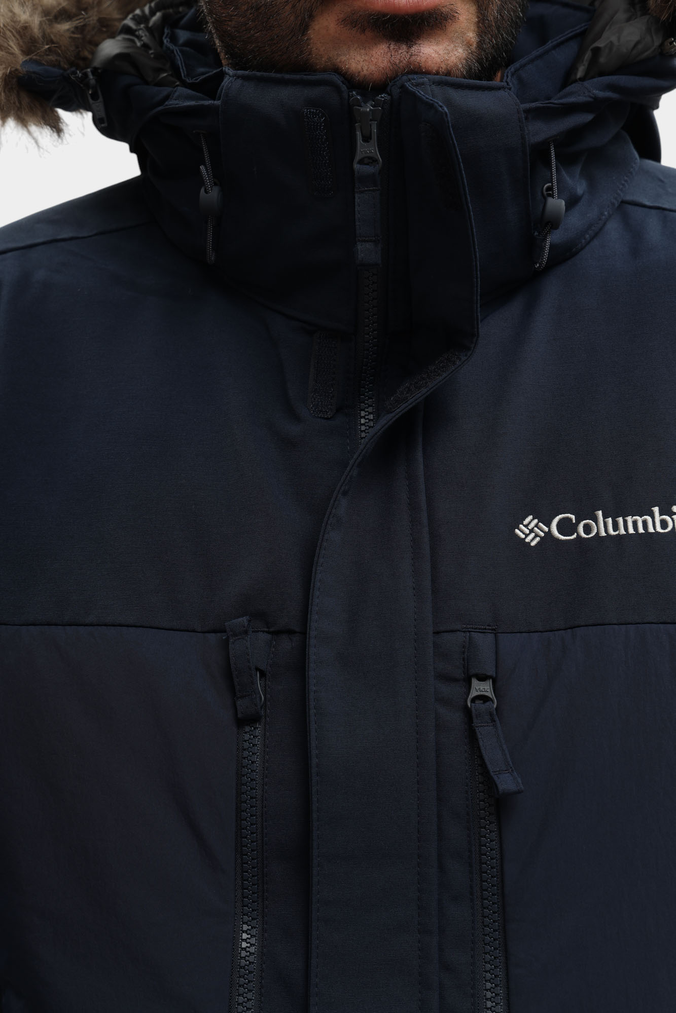 2088121 Куртка зимняя Columbia Синий