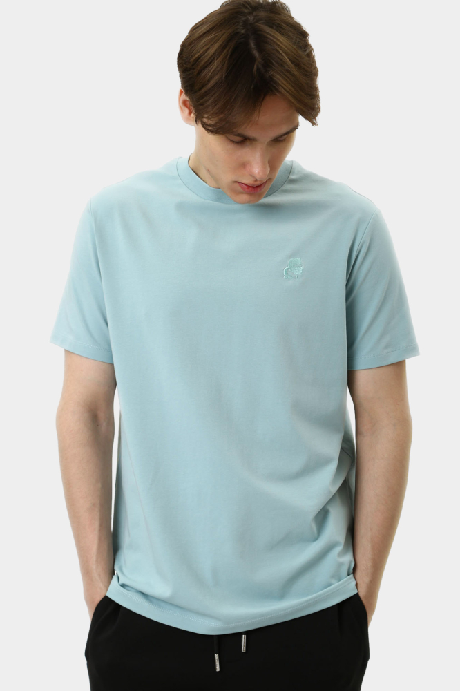 Шорты трикотажные Bikkembergs Хлопок Синий