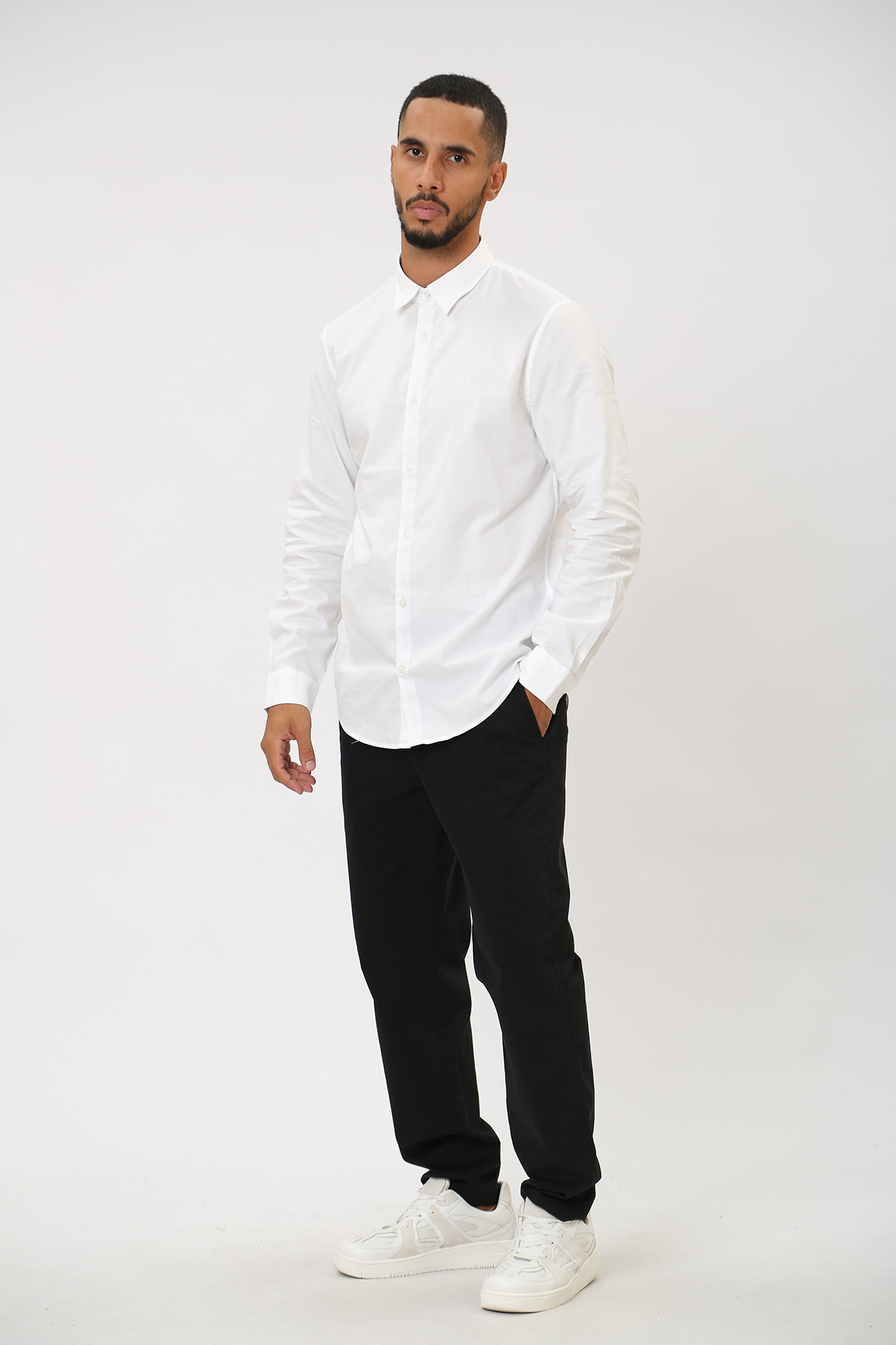 8NZCGB_Z8ANZ Рубашка с длинным рукавом Armani Exchange Белый