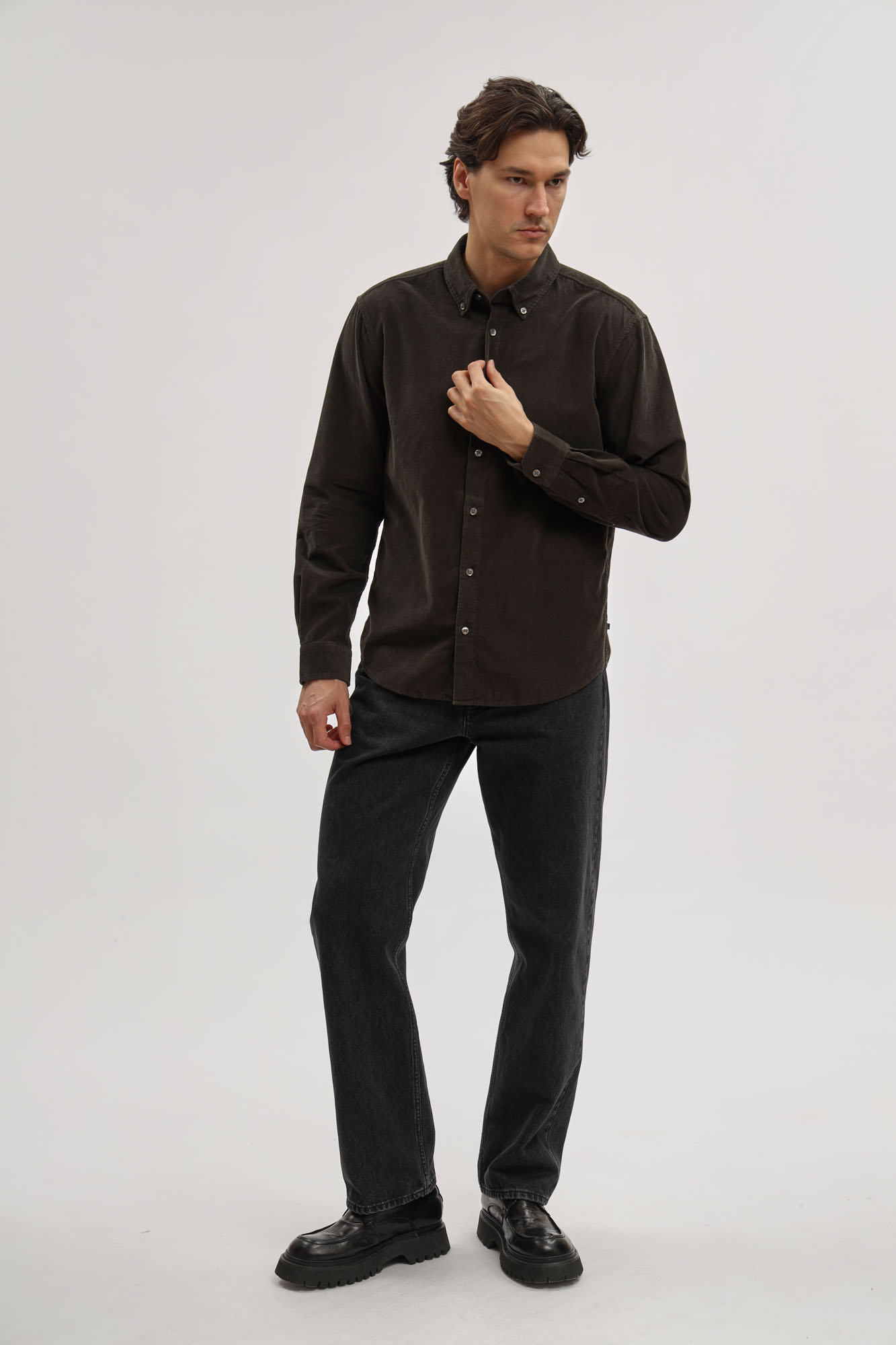 30048488_10020570 Рубашка Strellson Зеленый