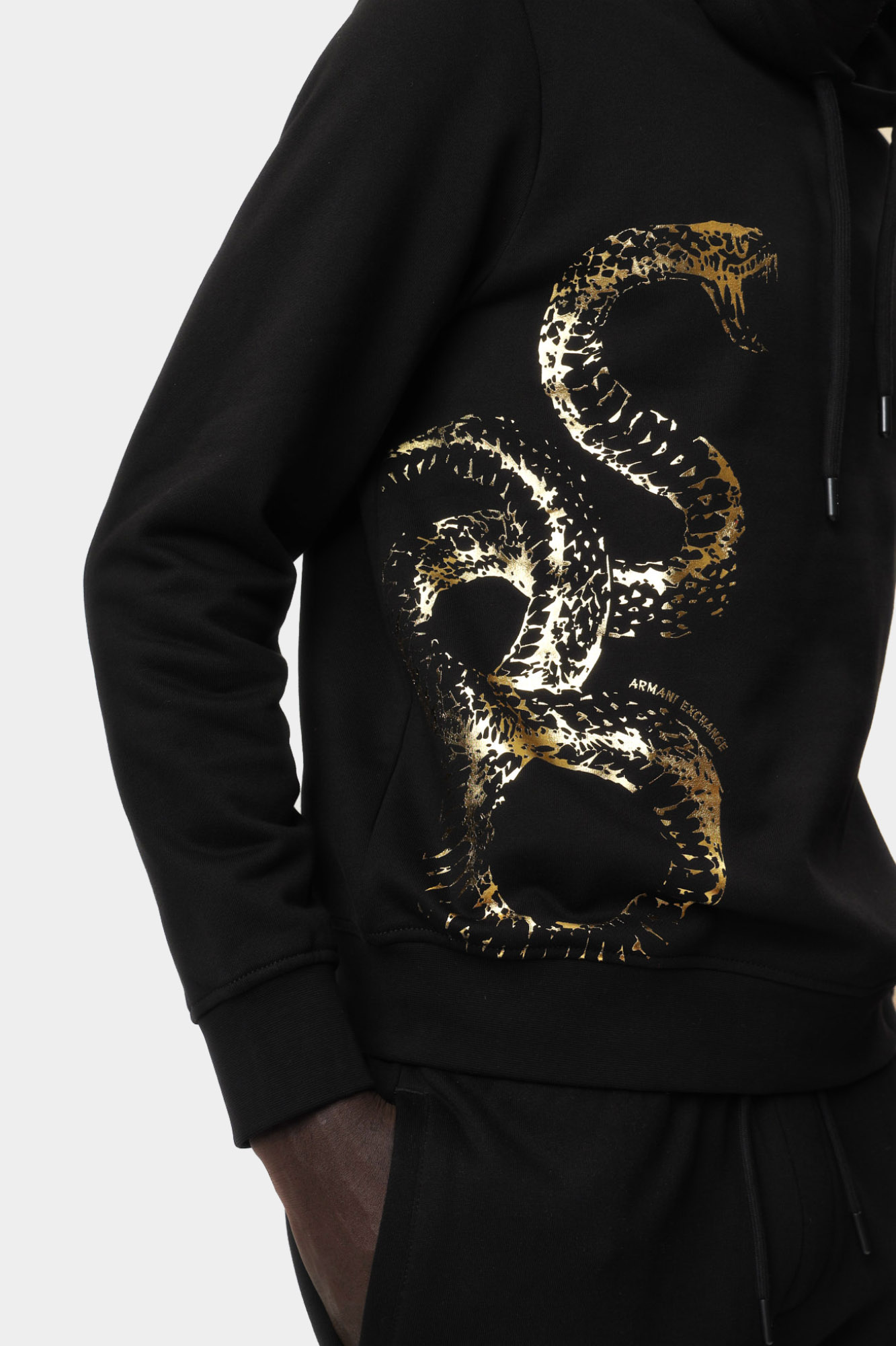 XM000217_AF10830 Худи Armani Exchange Черный