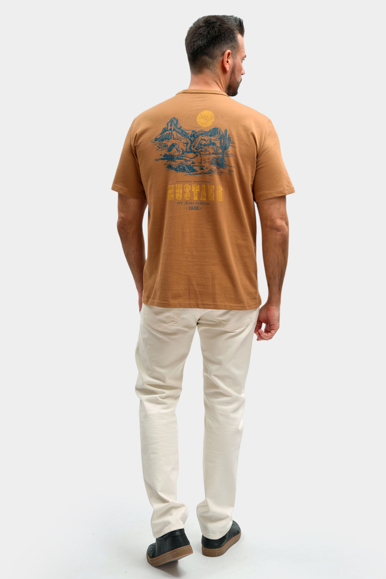 Футболка Mustang Коричневый