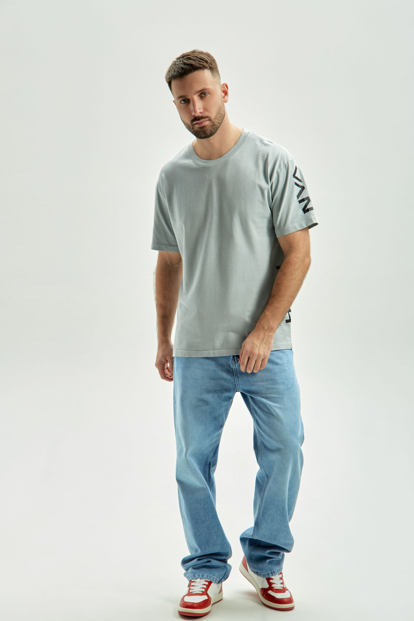 VM-ERK-22-058 Футболка Van Mich Голубой