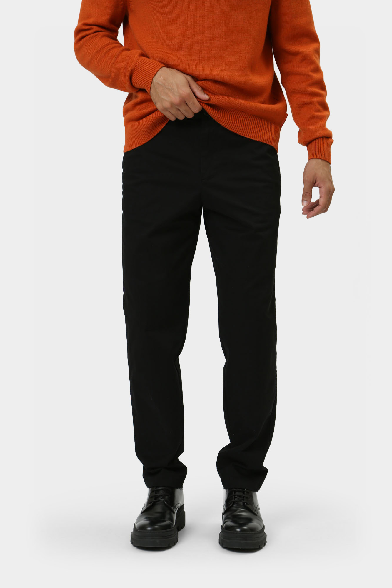 6DZP19_ZN5BZ Брюки чиносы Armani Exchange Черный