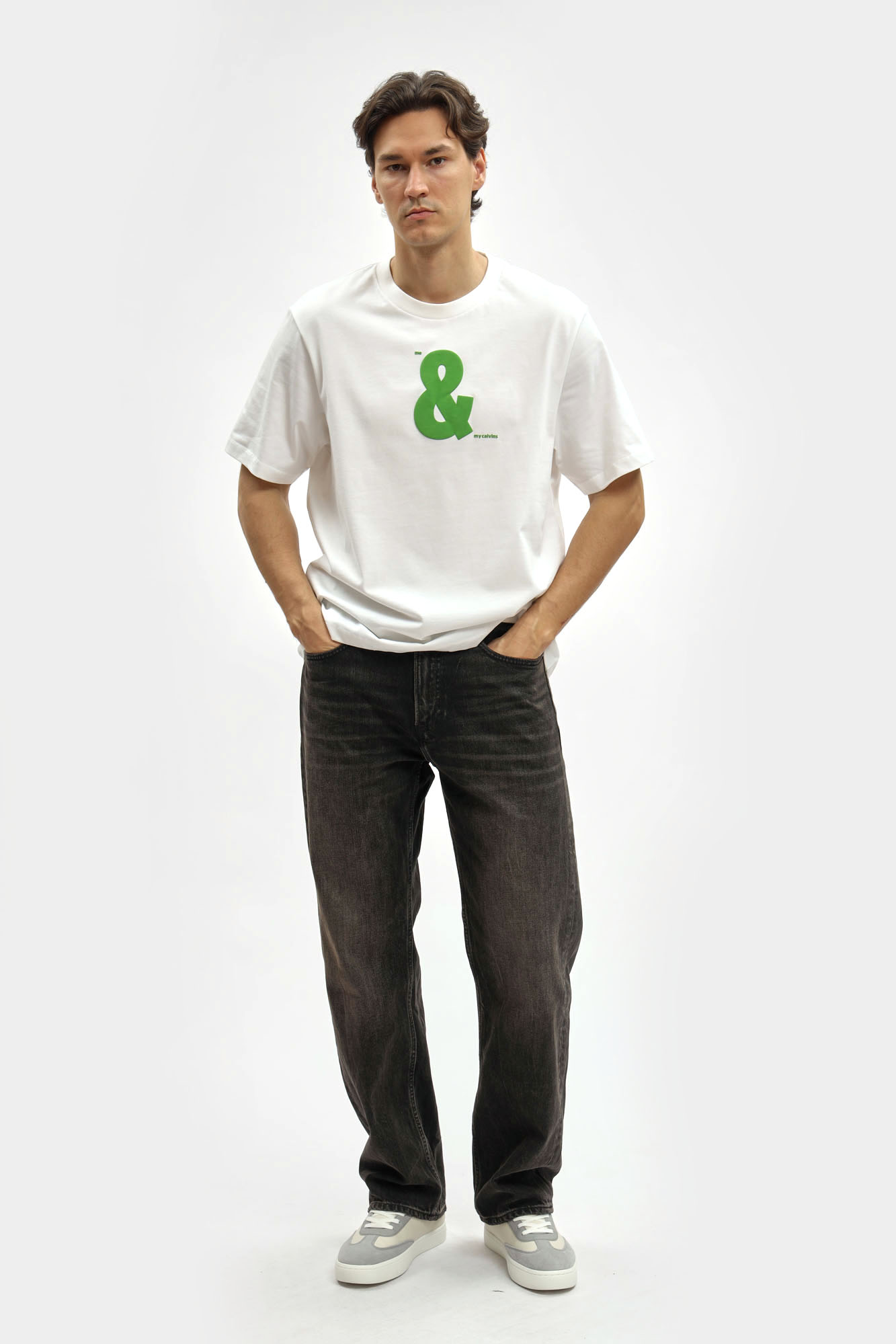 LV04RD806G Футболка Calvin Klein Jeans Белый