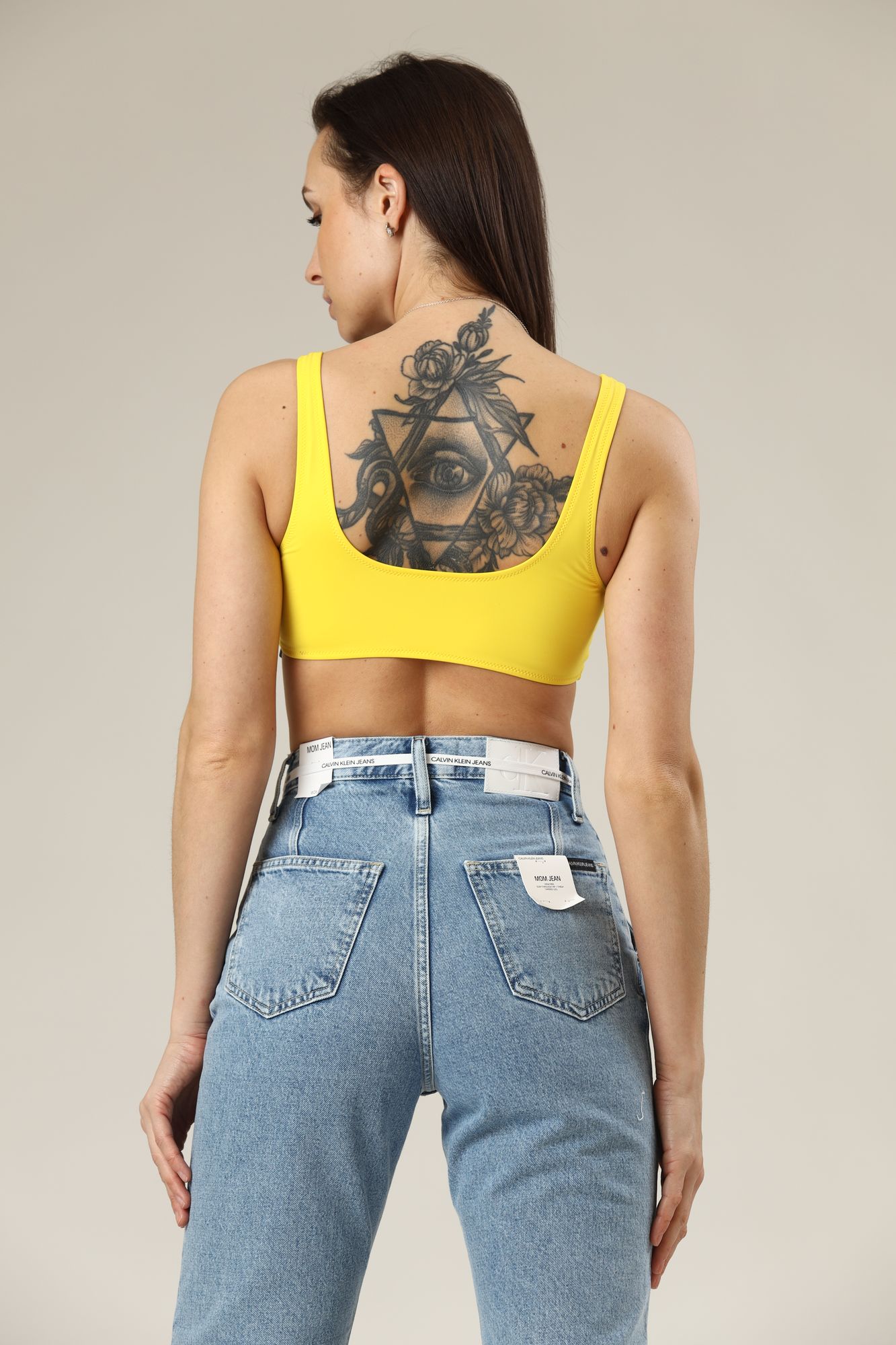 KW0KW01404_ZGM верх от купального костюма calvin klein underwear 