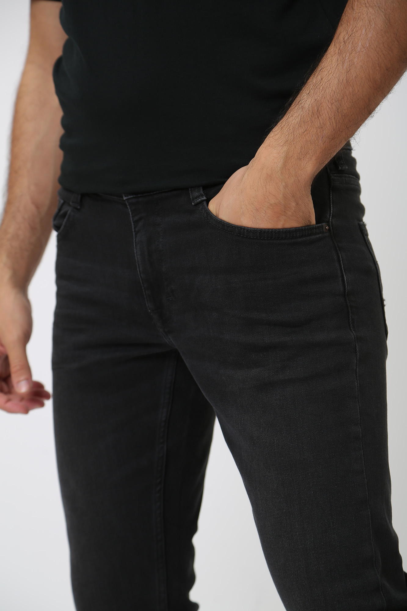 1014256-4000 Брюки джинсовые Mustang Черный