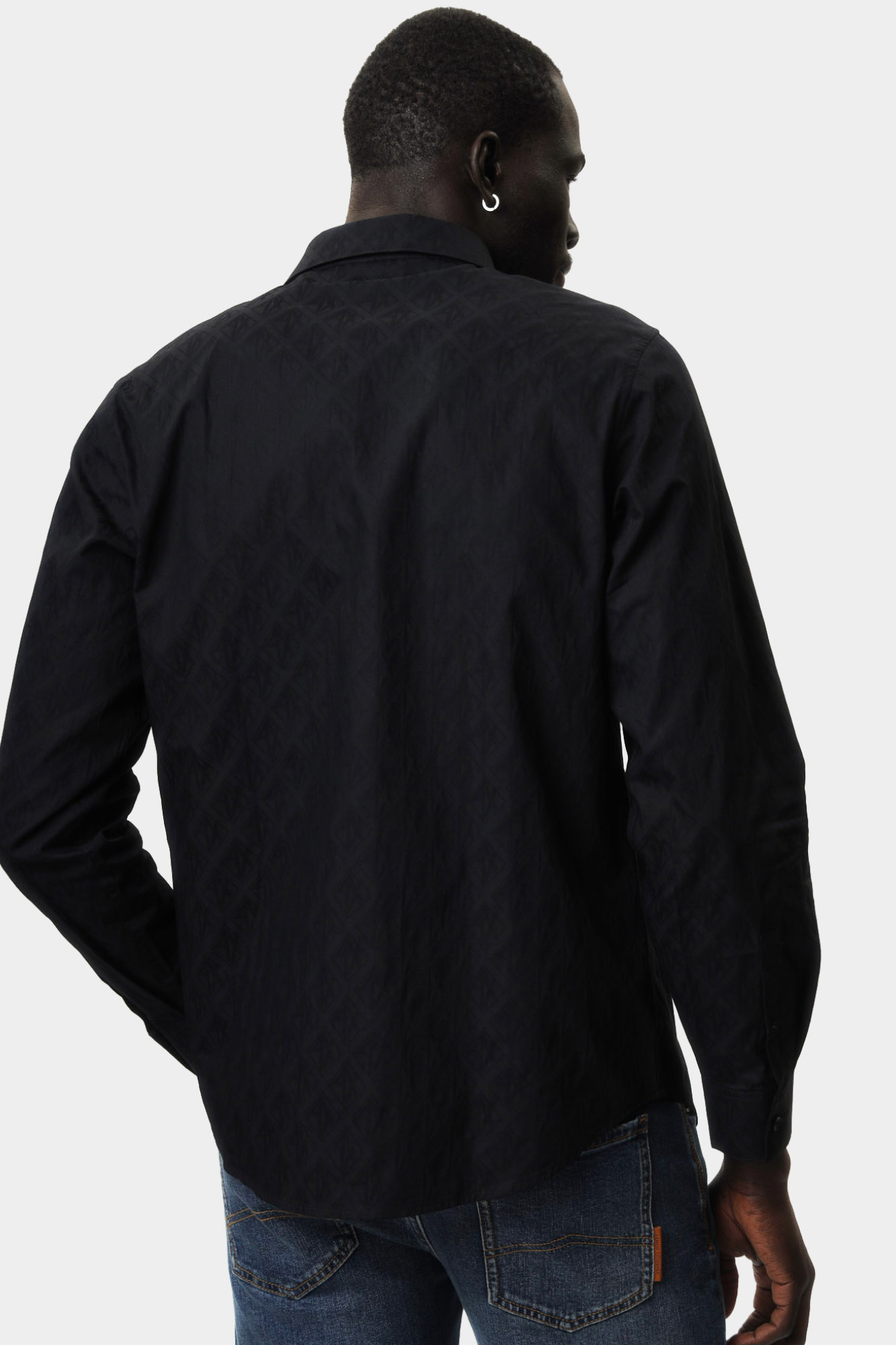 XM000197_AF12179 Рубашка с длинным рукавом Armani Exchange Синий