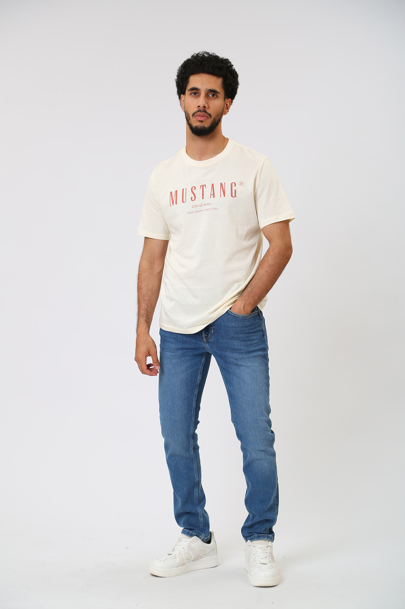 1013320-5000 Брюки джинсовые Mustang Синий