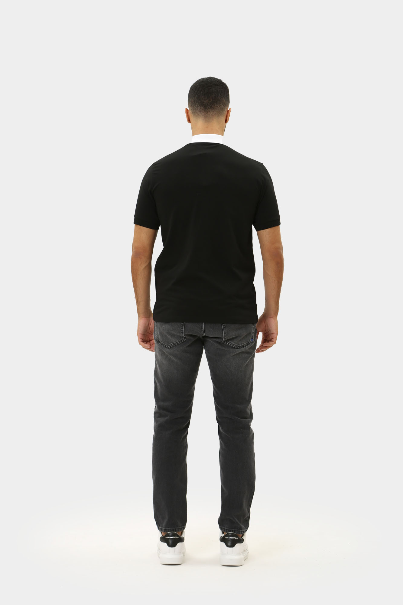 543221_74508 Поло Karl Lagerfeld Черный