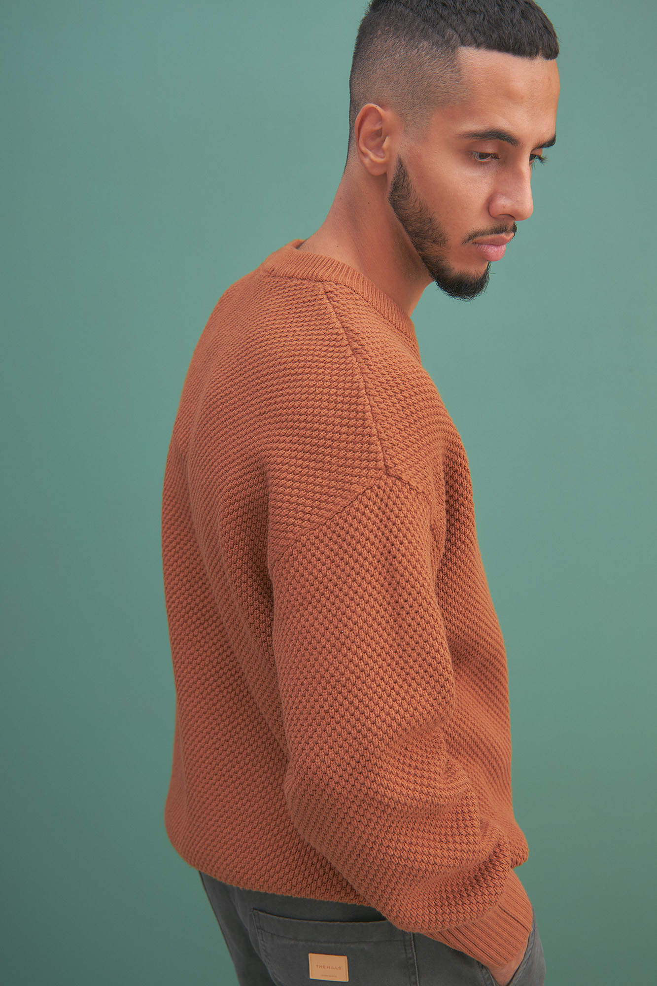 M-232-QW-10009 Свитер The Hills Бежевый