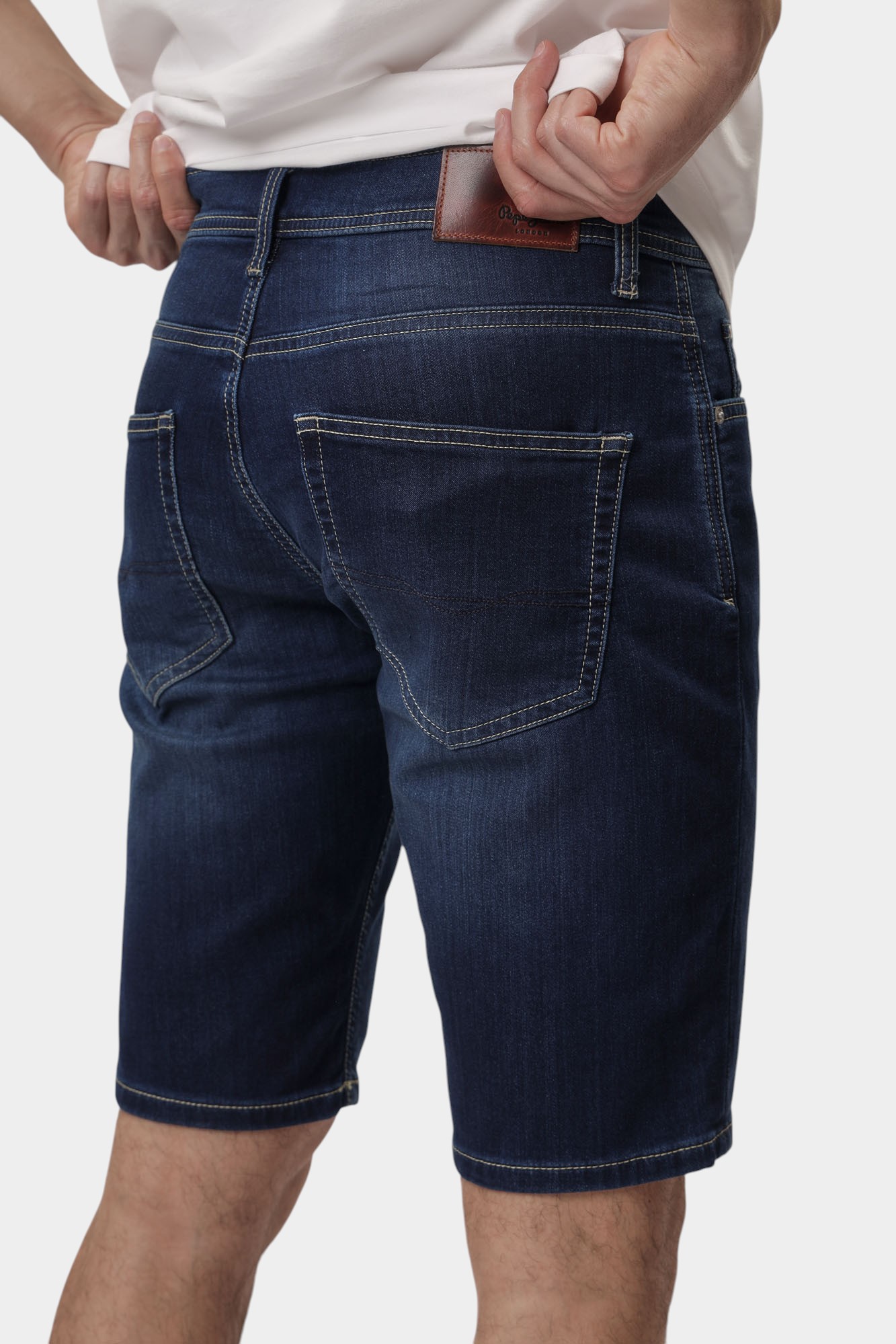 PM801075E Шорты джинсовые Pepe Jeans Синий