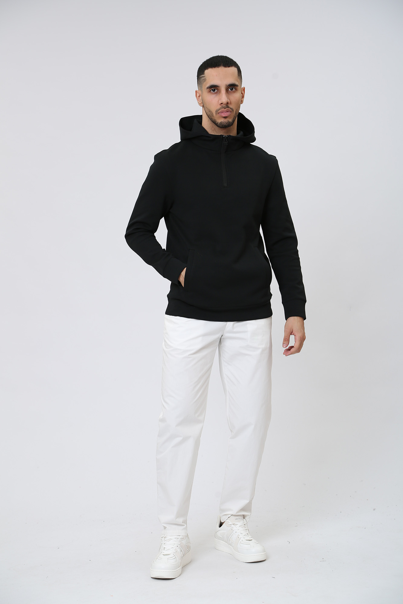 30034956_10015784 Толстовка с капюшоном Strellson Черный