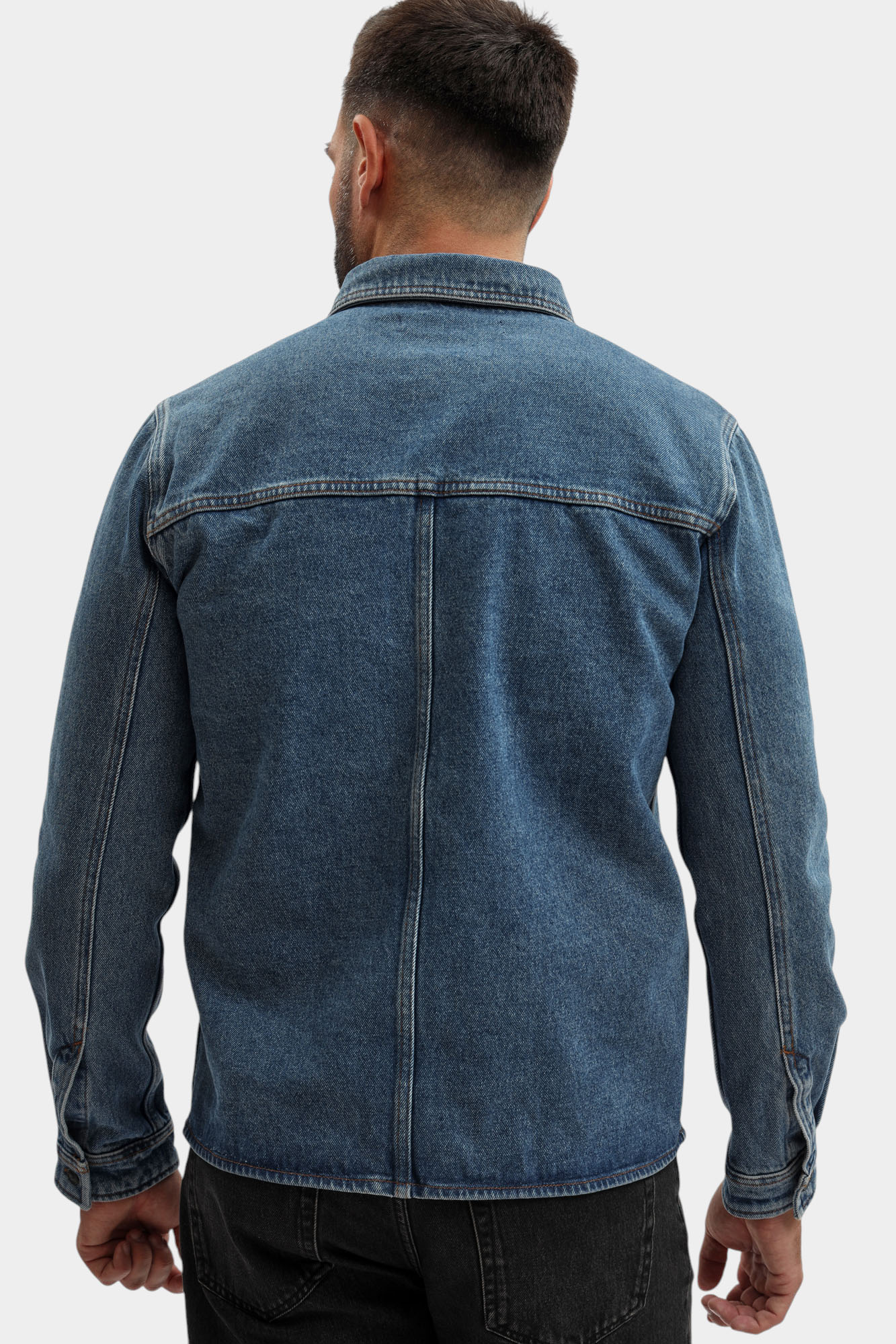 54038000018N-MS190D42-26NJ Рубашка джинсовая Trussardi Синий