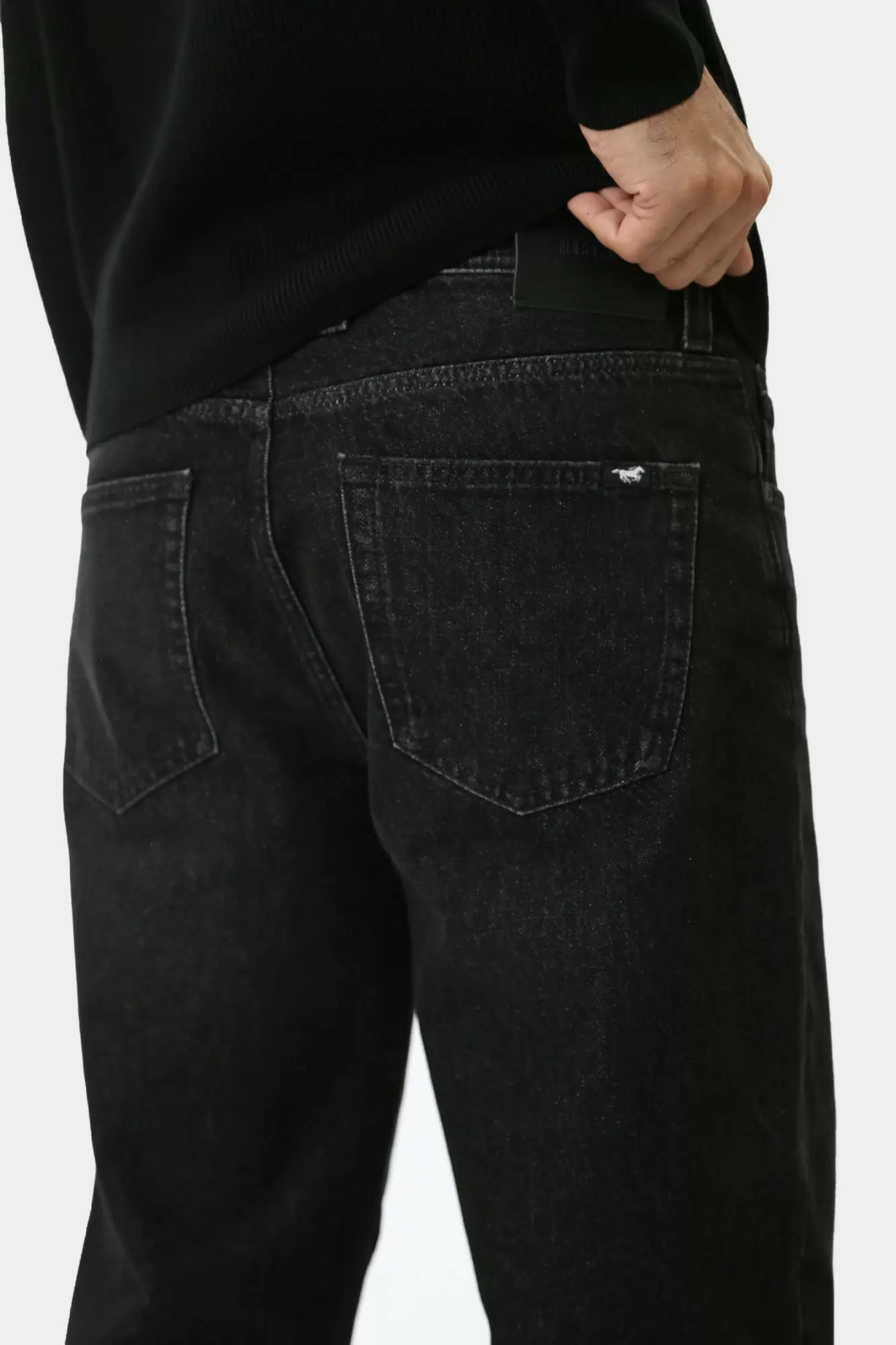 1015512-4000 Брюки джинсовые Mustang Черный