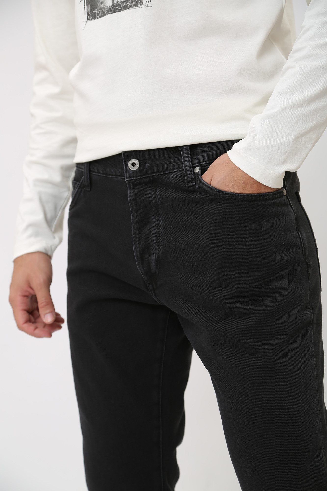 PM207394XG5 Джинсы STRAIGHT JEANS  Pepe Jeans Черный