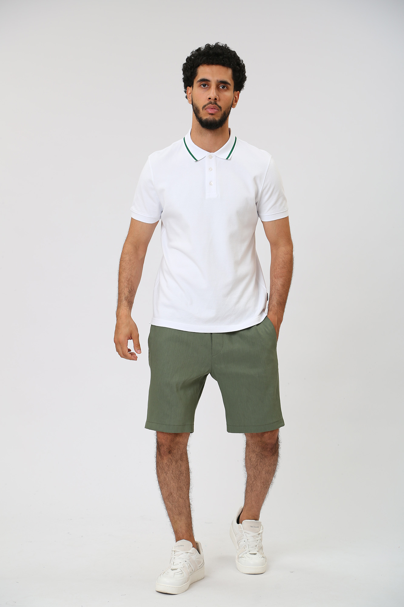 30032097_10013342 Шорты Strellson Зеленый