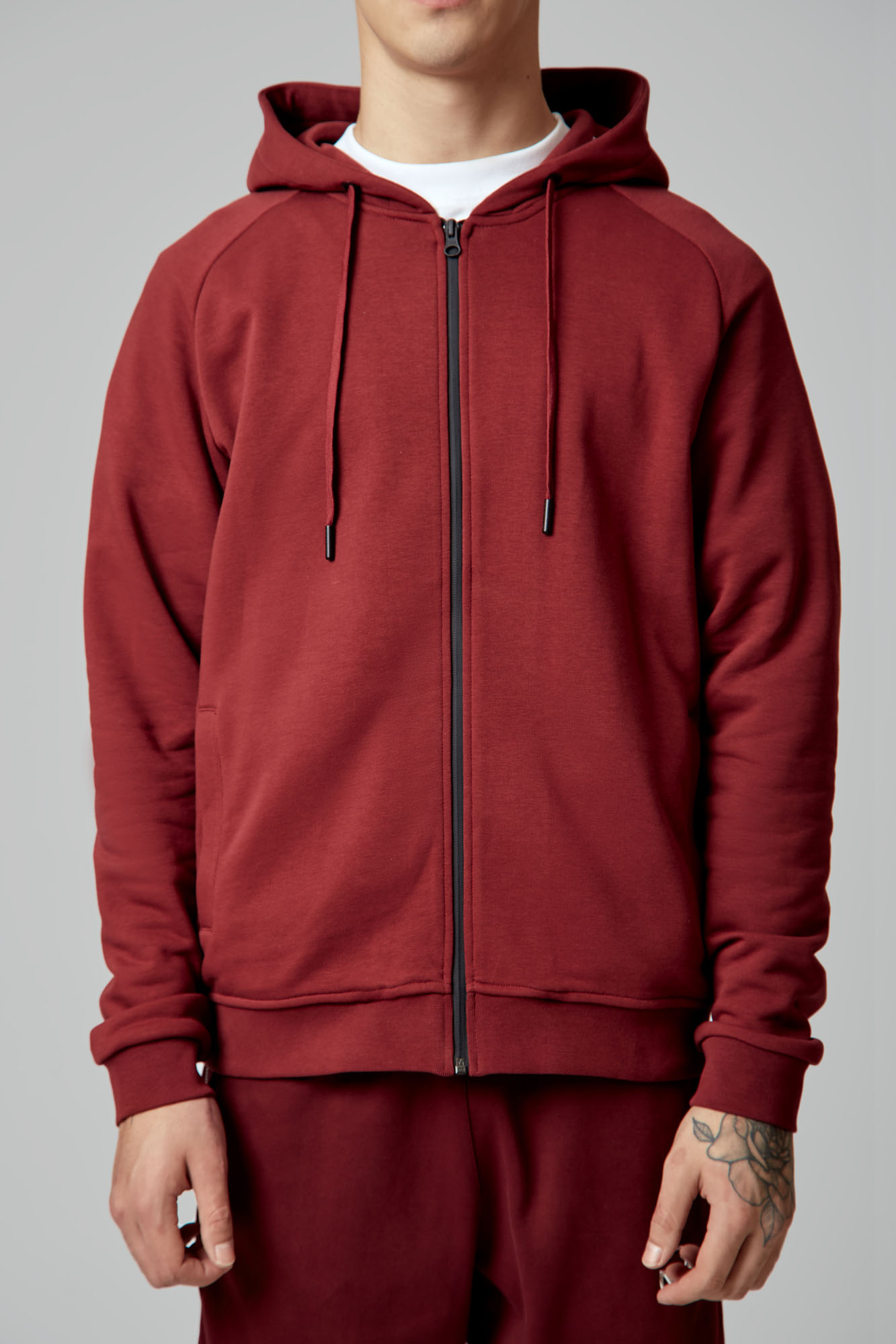 VM-OMA-53-349 Толстовка с капюшоном Van Mich Бордовый