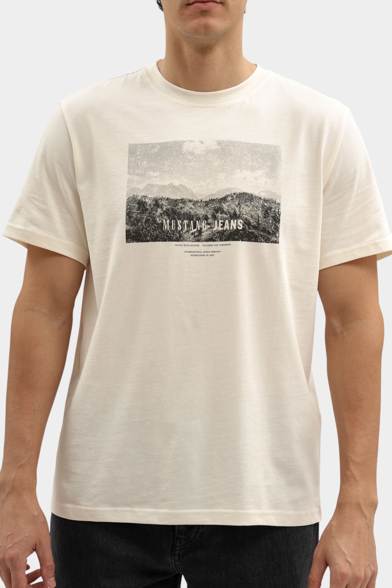 1016871 Футболка Mustang Белый