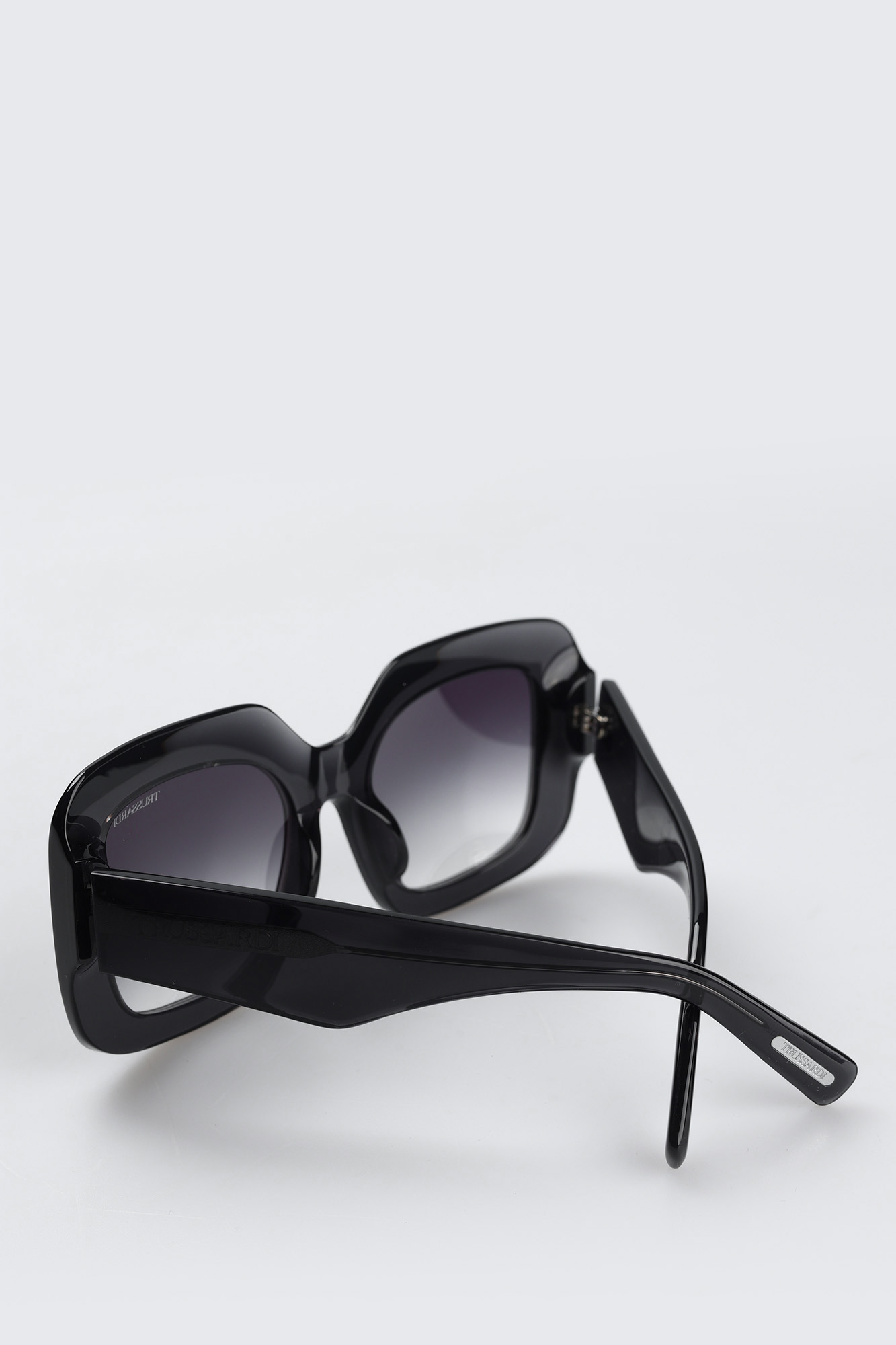 Trussardi-537V-705 Очки с футляром Trussardi Черный