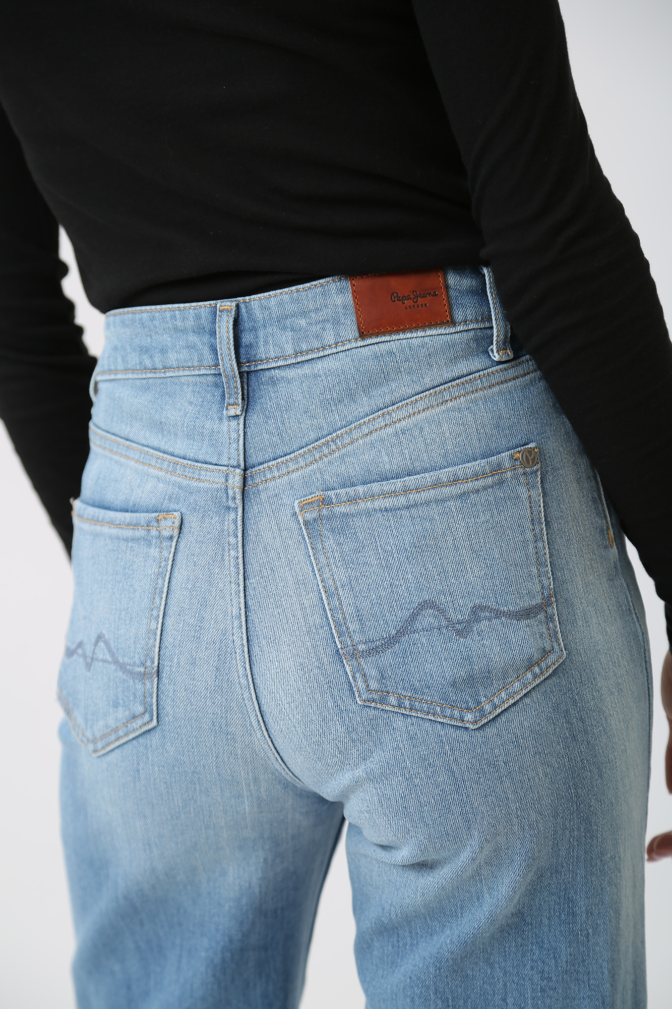 PL204598MI7 джинсы wide leg jeans uhw  pepe jeans 