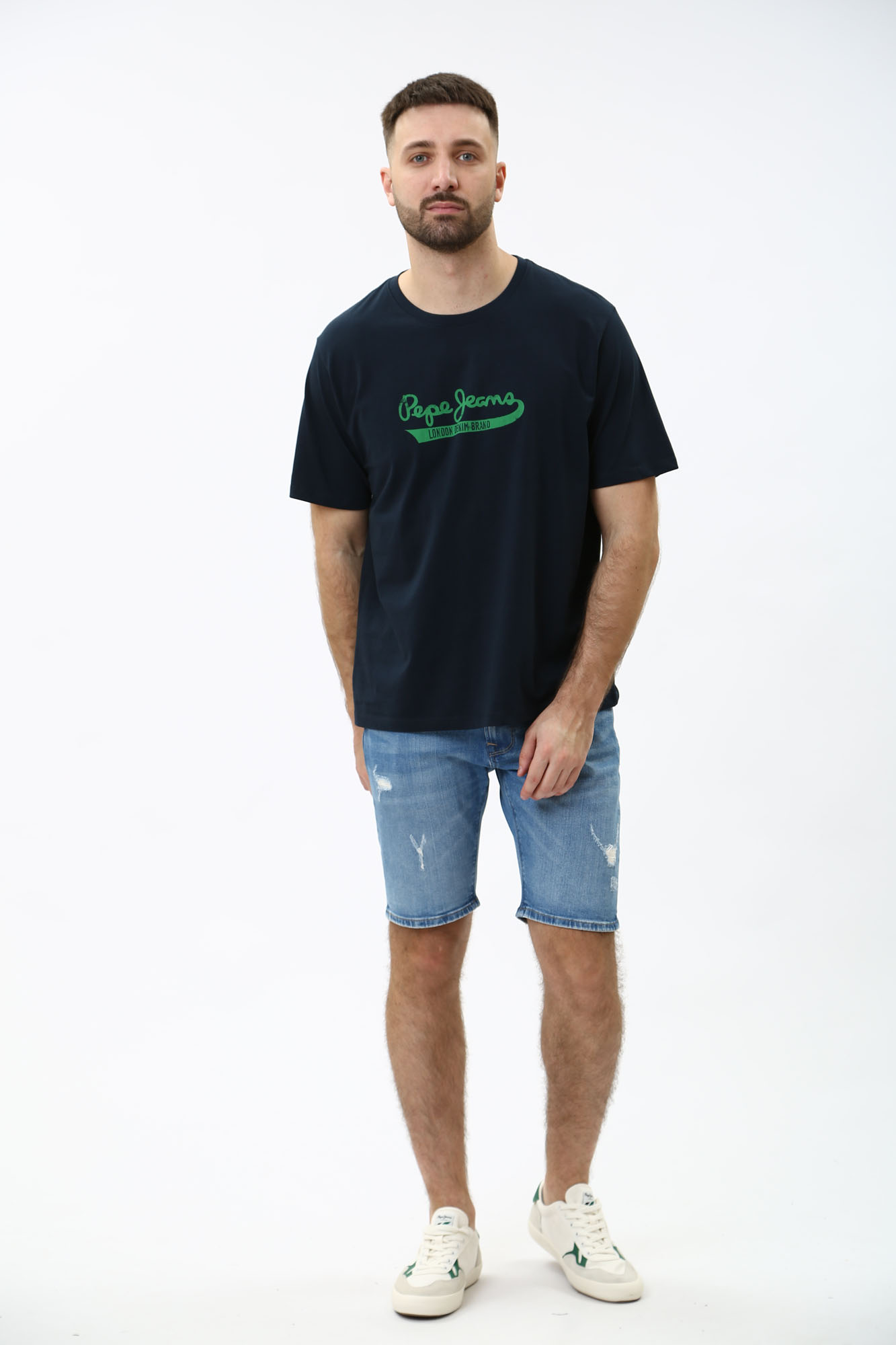 PM801084RH7 Шорты джинсовые Pepe Jeans Голубой