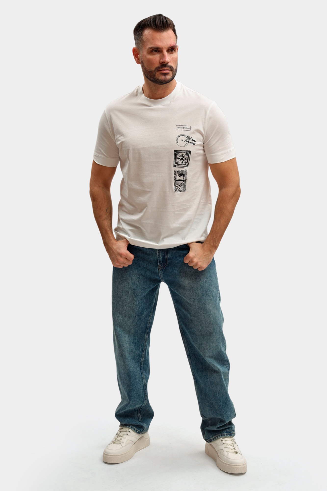 EM004994_AF24470 Футболка Emporio Armani Белый