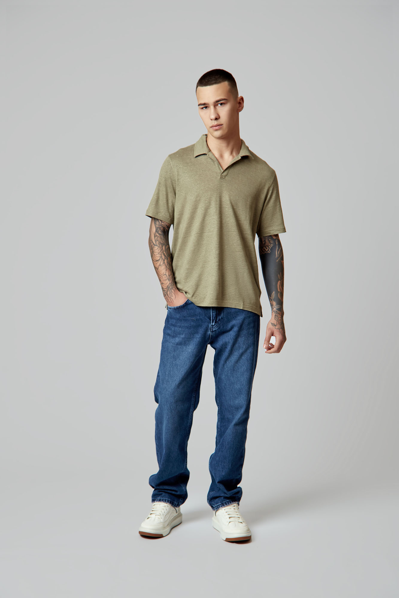 VM-OMA-55-384 Поло Van Mich Хаки