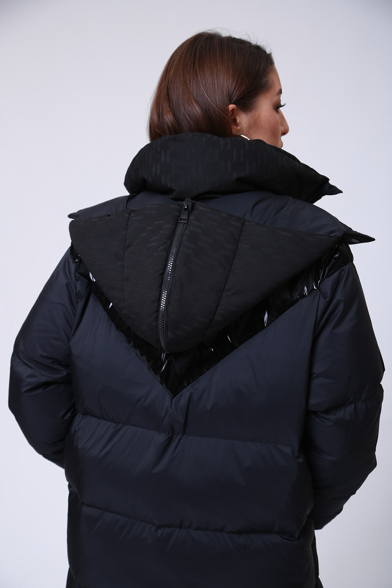 226W1504 куртка пуховая karl lagerfeld 