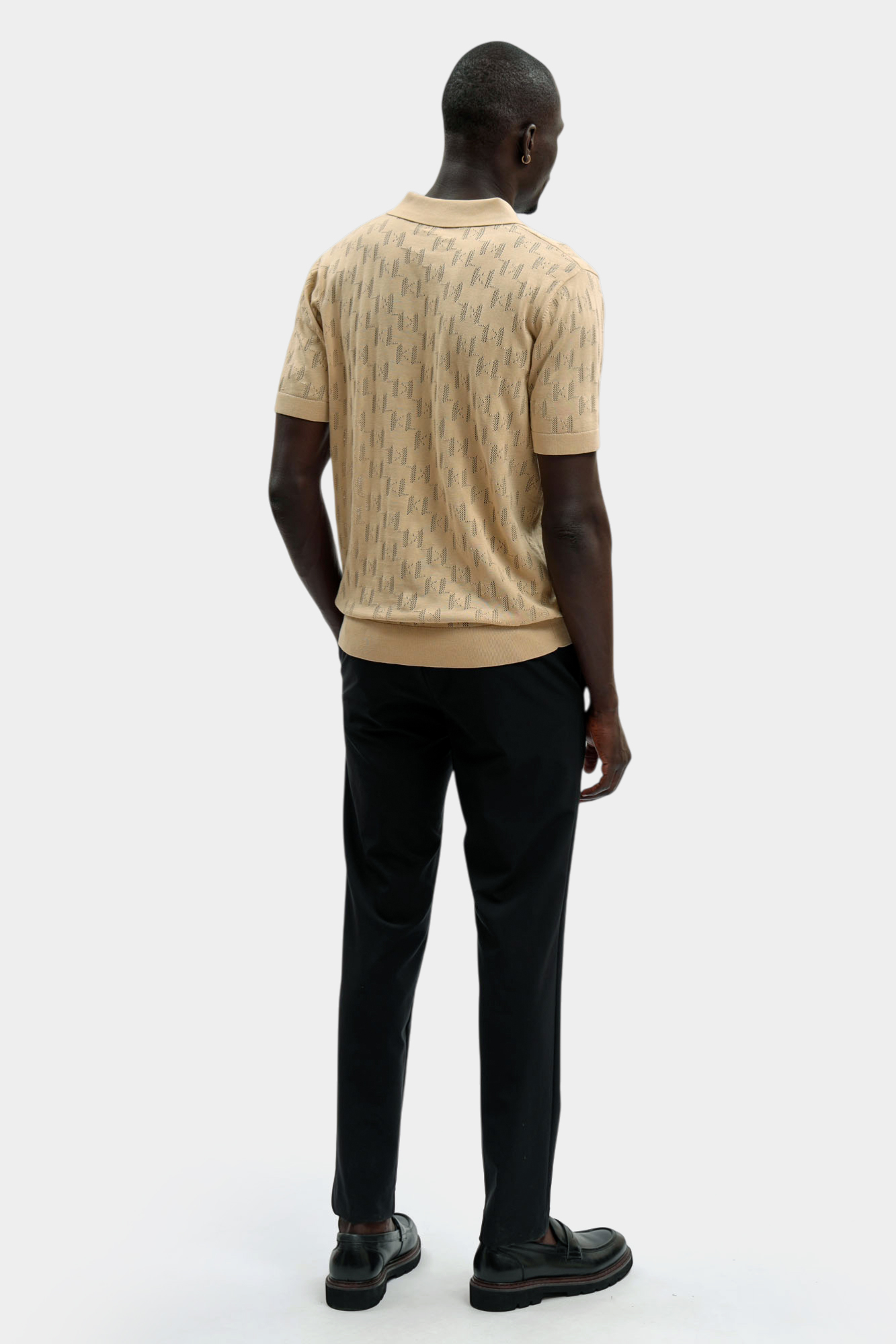 562301_655005 Поло Karl Lagerfeld Бежевый