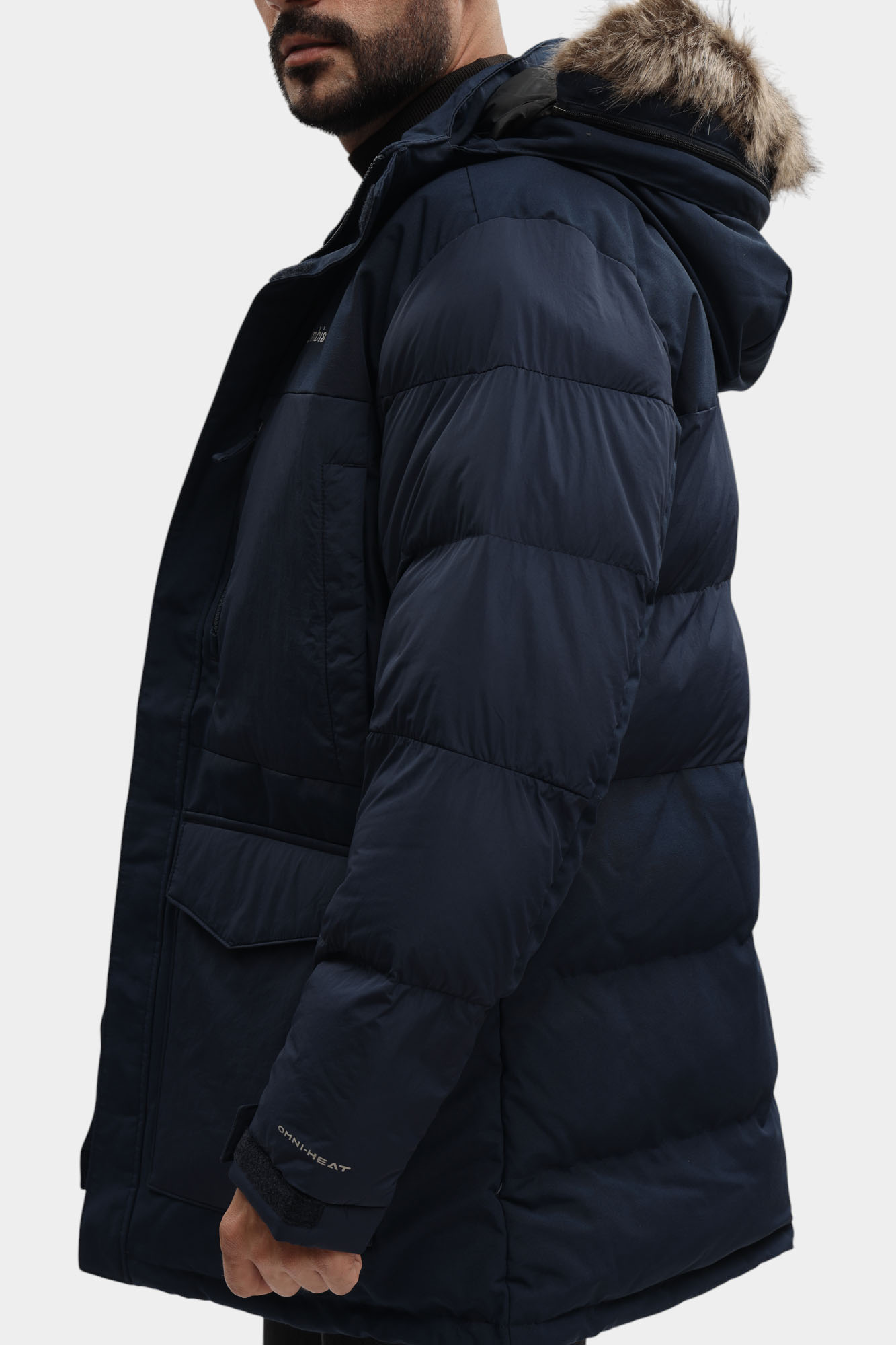 2088121 Куртка зимняя Columbia Синий