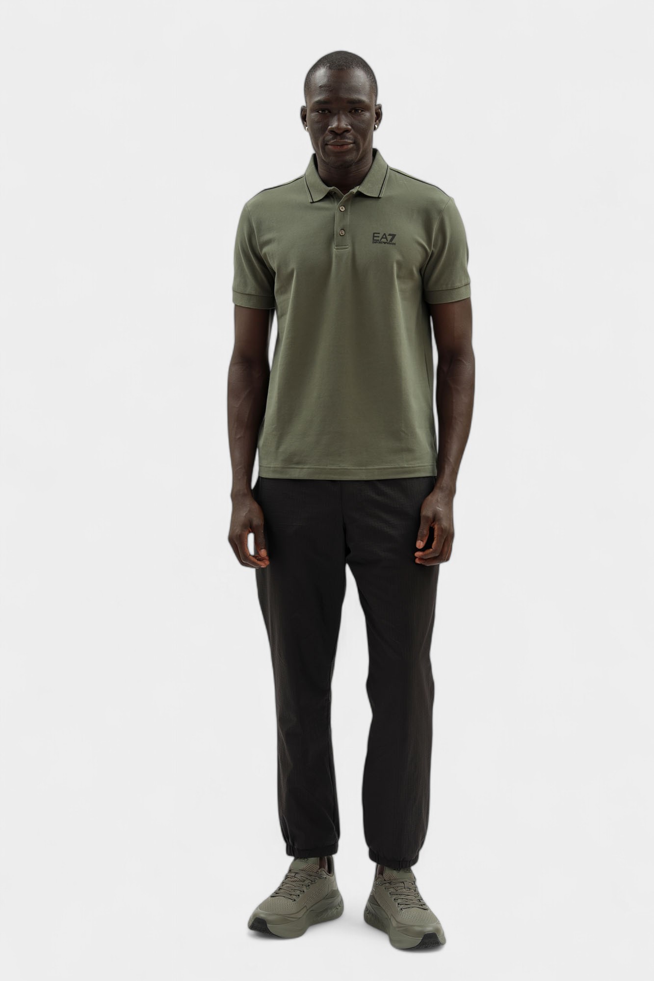 8NPF16_PJVUZ Поло EA7 Зеленый