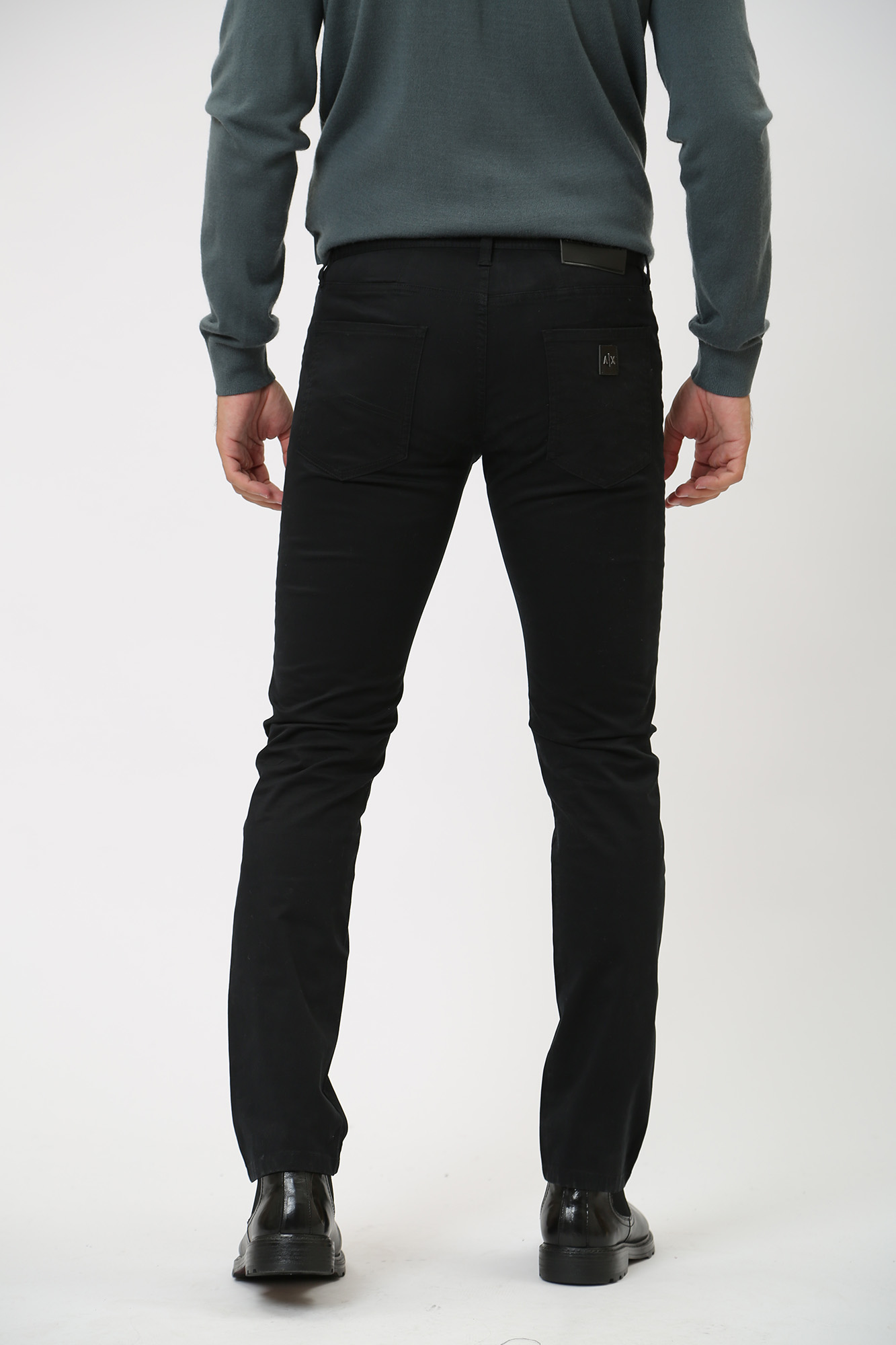 6RZJ13_ZN2LZ Брюки 5-карманные Armani Exchange Черный